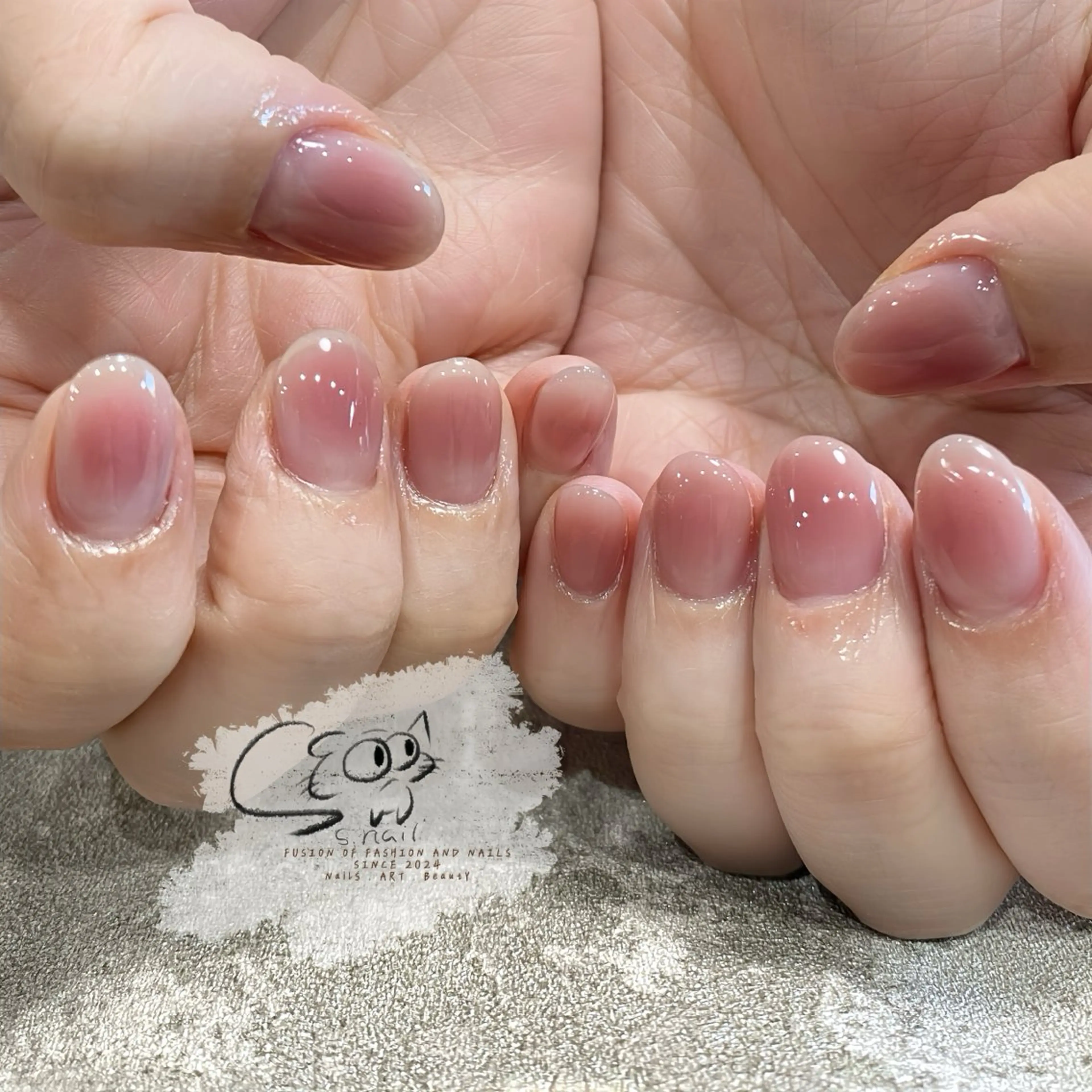 ネイル チークネイル フレンチネイル グラデーション マグネットネイル ワンカラーネイル ハンドネイル S.nail所属・S.nail _のネイルデザイン