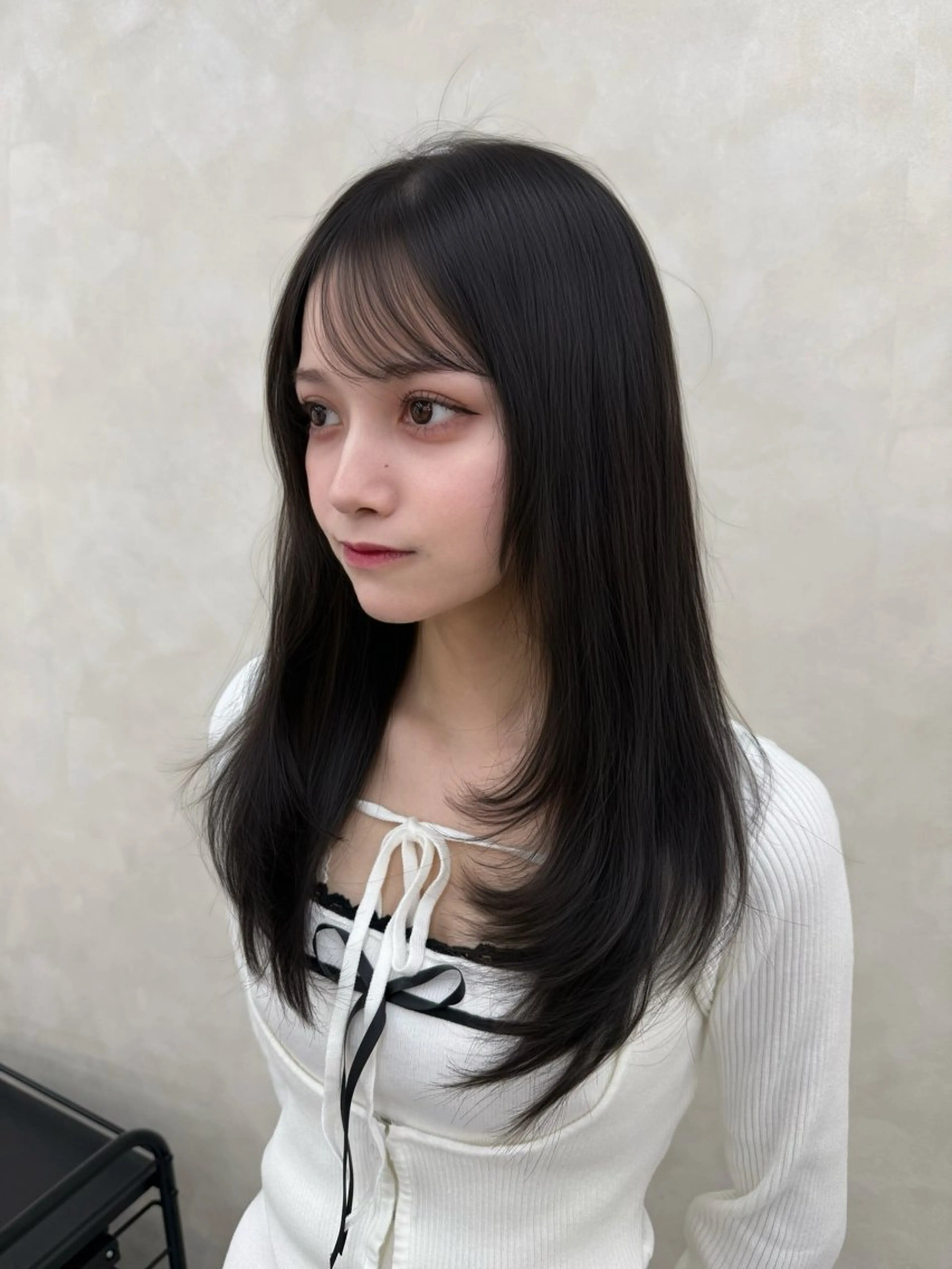 ロング レイヤーカット ロング カット トリートメント レイヤー/縮毛矯正 /新宿/佐藤巧己✨のヘアスタイル