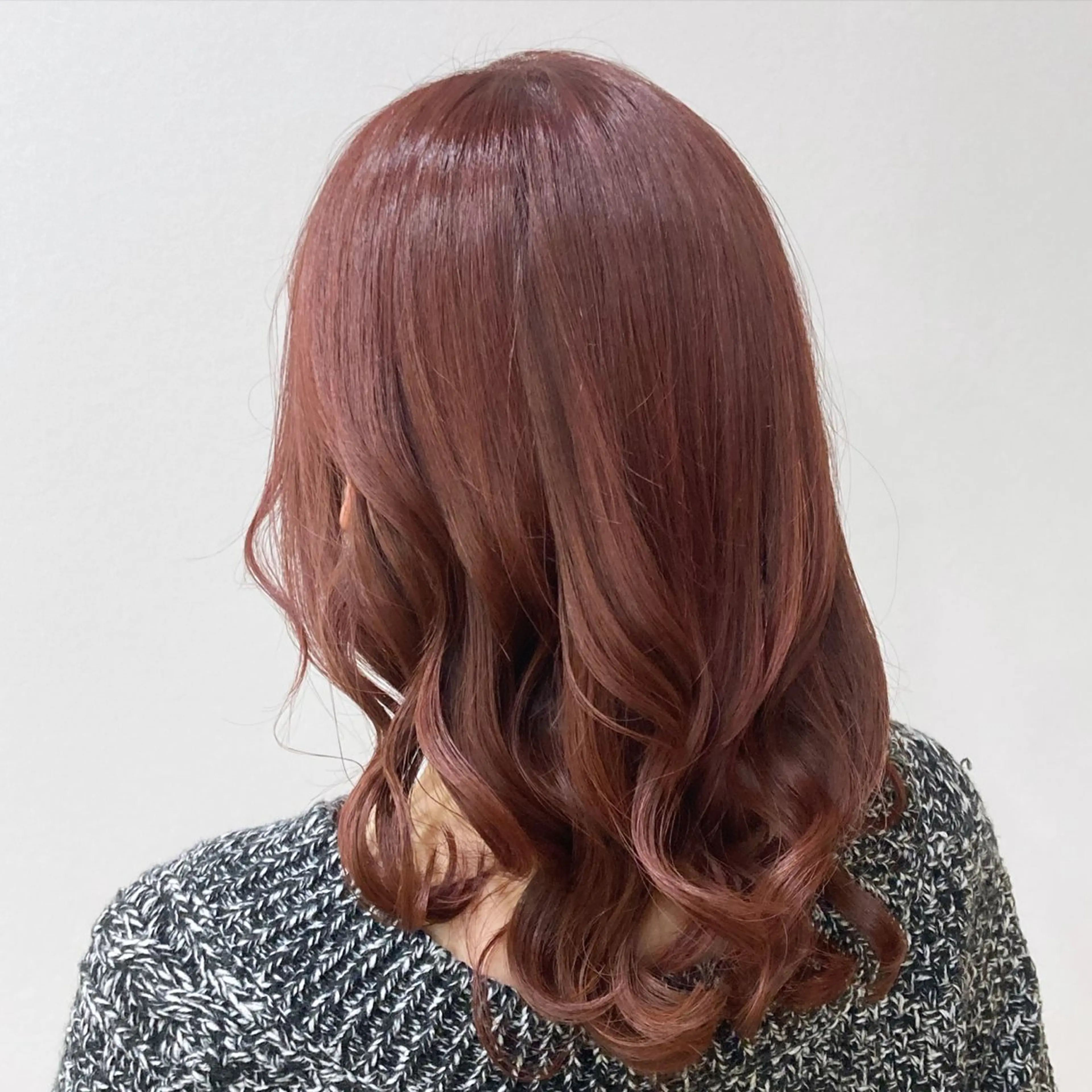 ミディアム カラー ブリーチ ブリーチなしカラー ピンクカラー 海琉/ハイトーン/ 透明感カラー💛のヘアスタイル