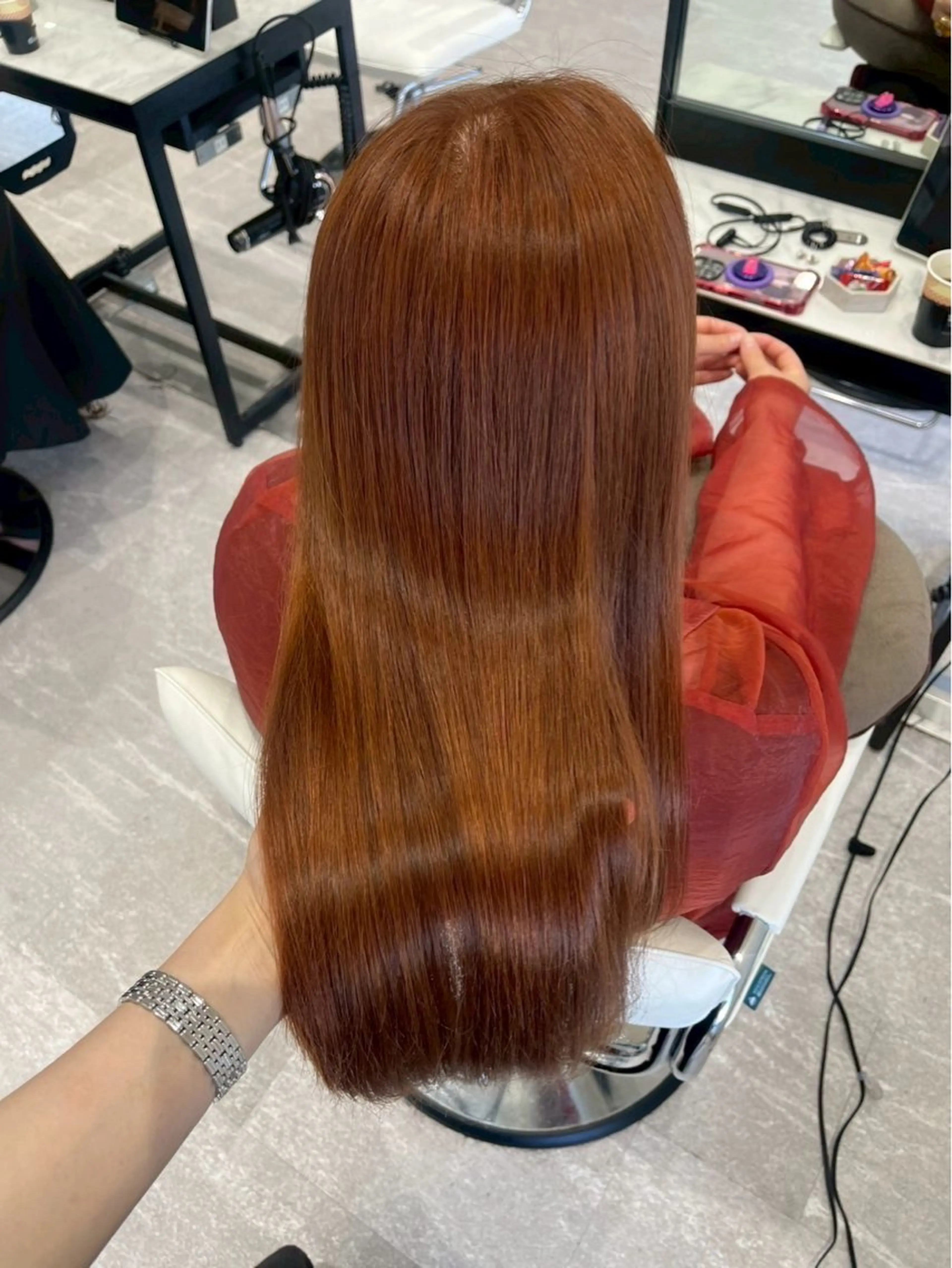 【カット✂️＋縮毛矯正💐】強めのくせでもまっすぐサラサラ❕の写真