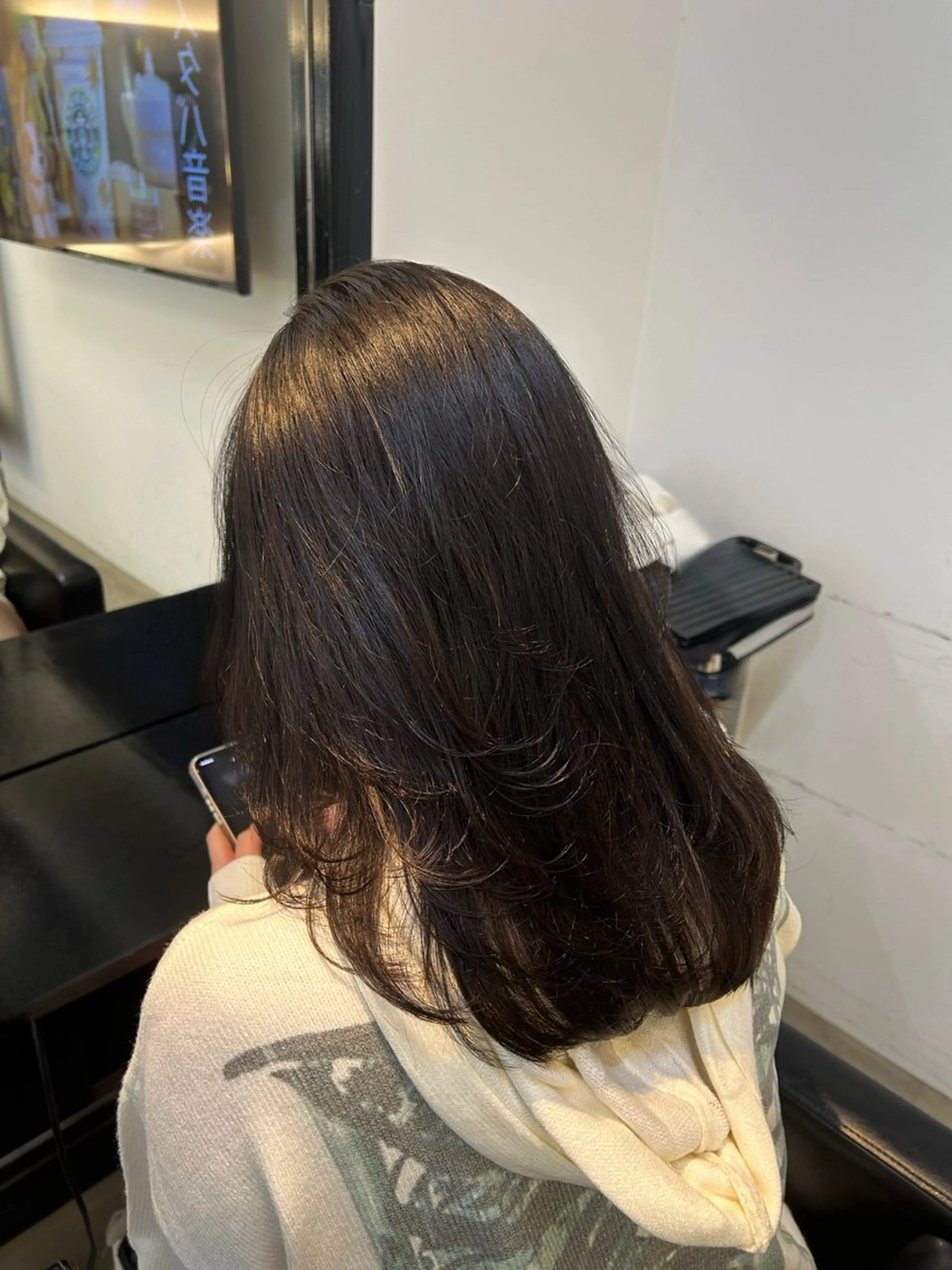 セミロング レイヤーカット レイヤー/艶髪カラー 🌷油科あい🌷のヘアスタイル