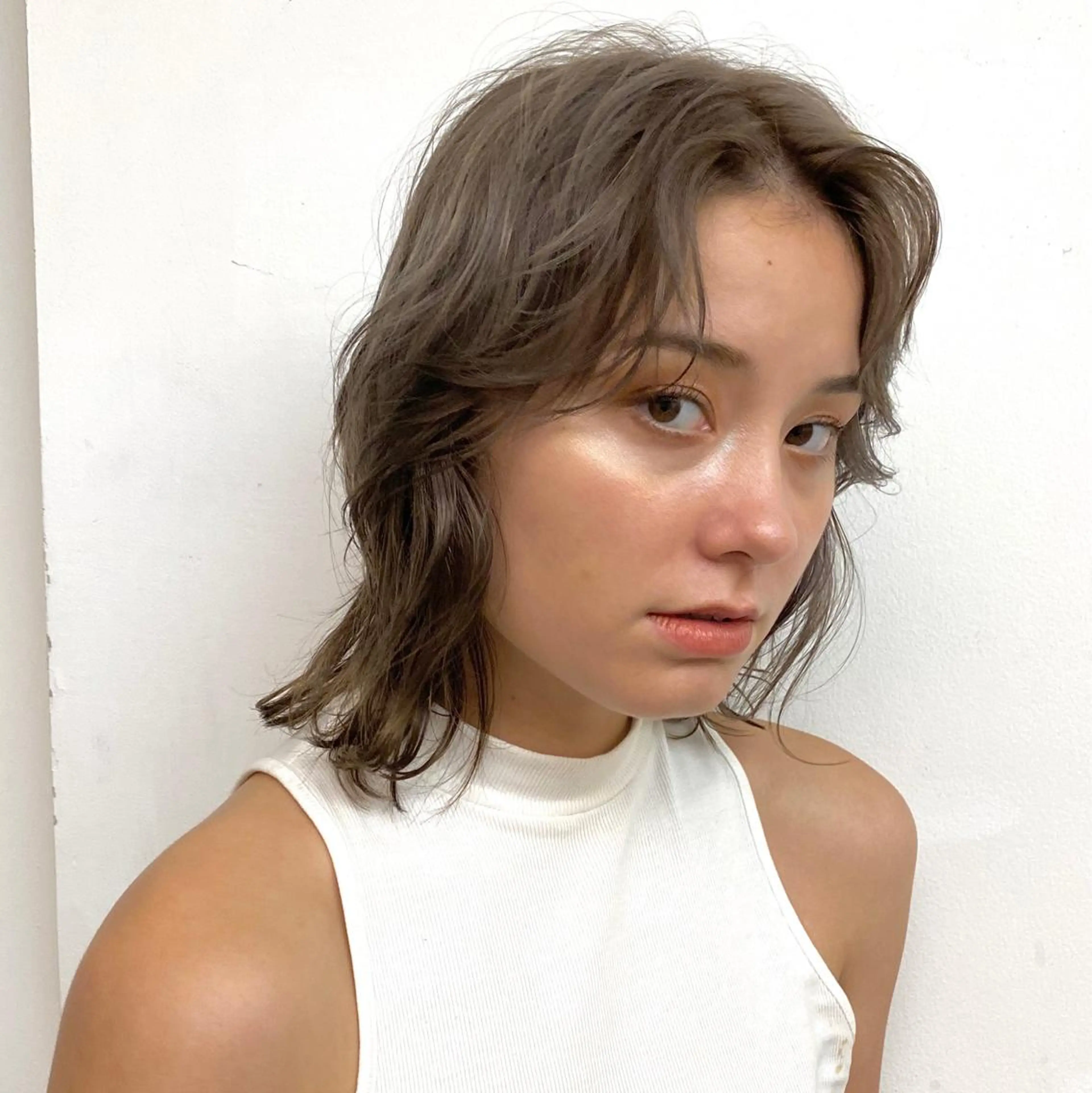 ミディアム カラー ダブルカラー グレージュ 🌕ホンブ ユウイチ【代表】🌕のヘアスタイル