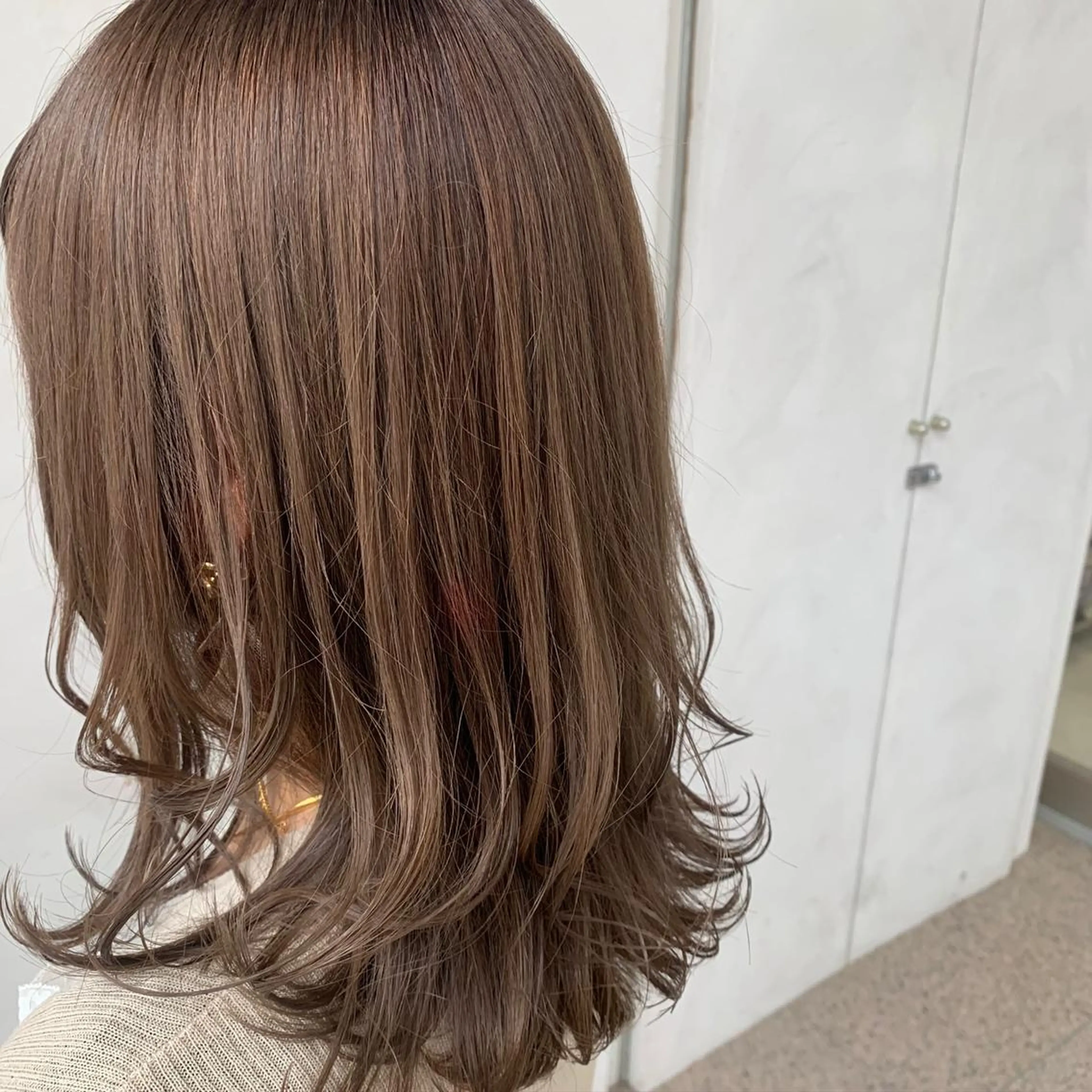 ミディアム カラー ヘアアレンジ 鈴木 拓海のヘアスタイル