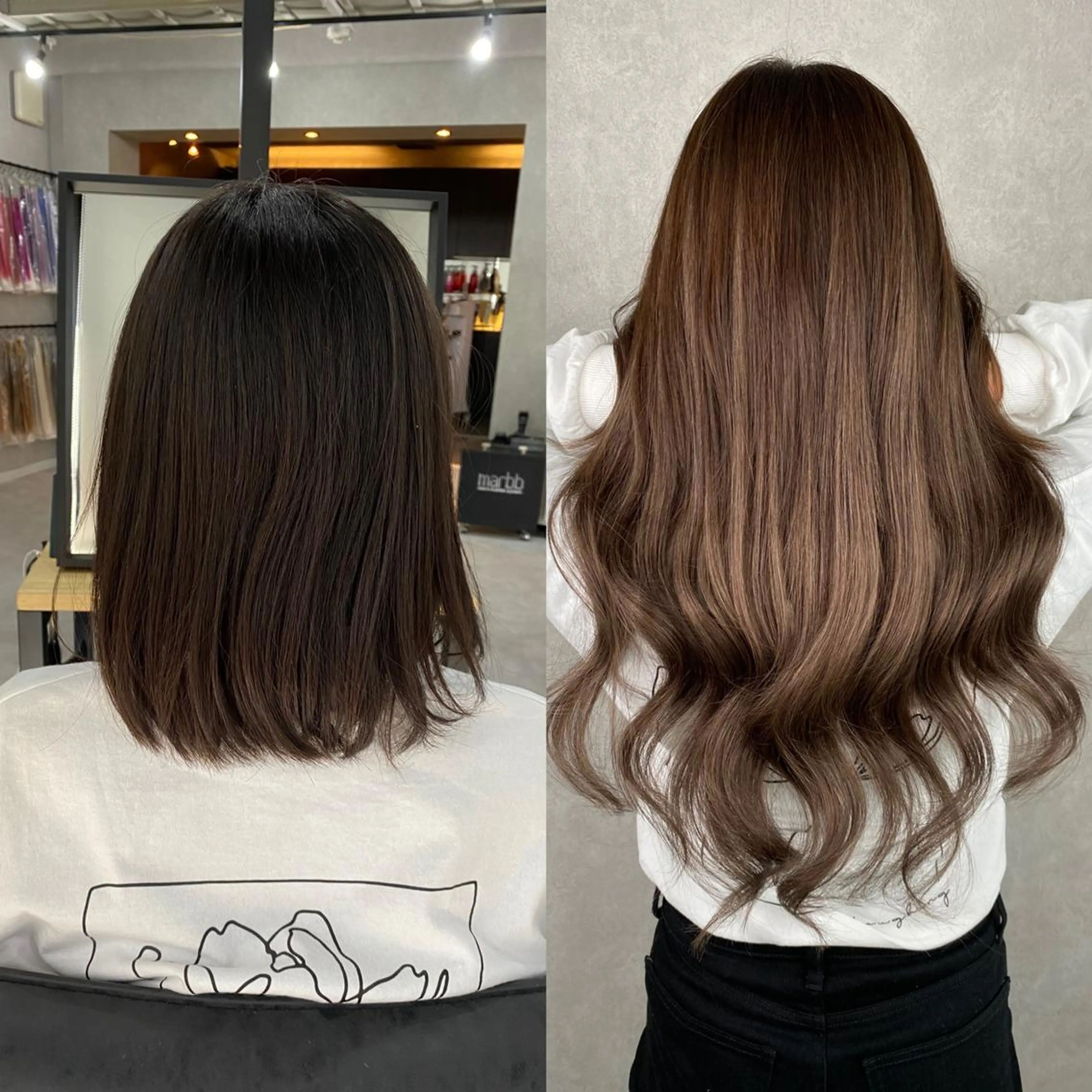 ショート エクステ 💎馴染むエクステ ×カラーTOMO💎のヘアスタイル