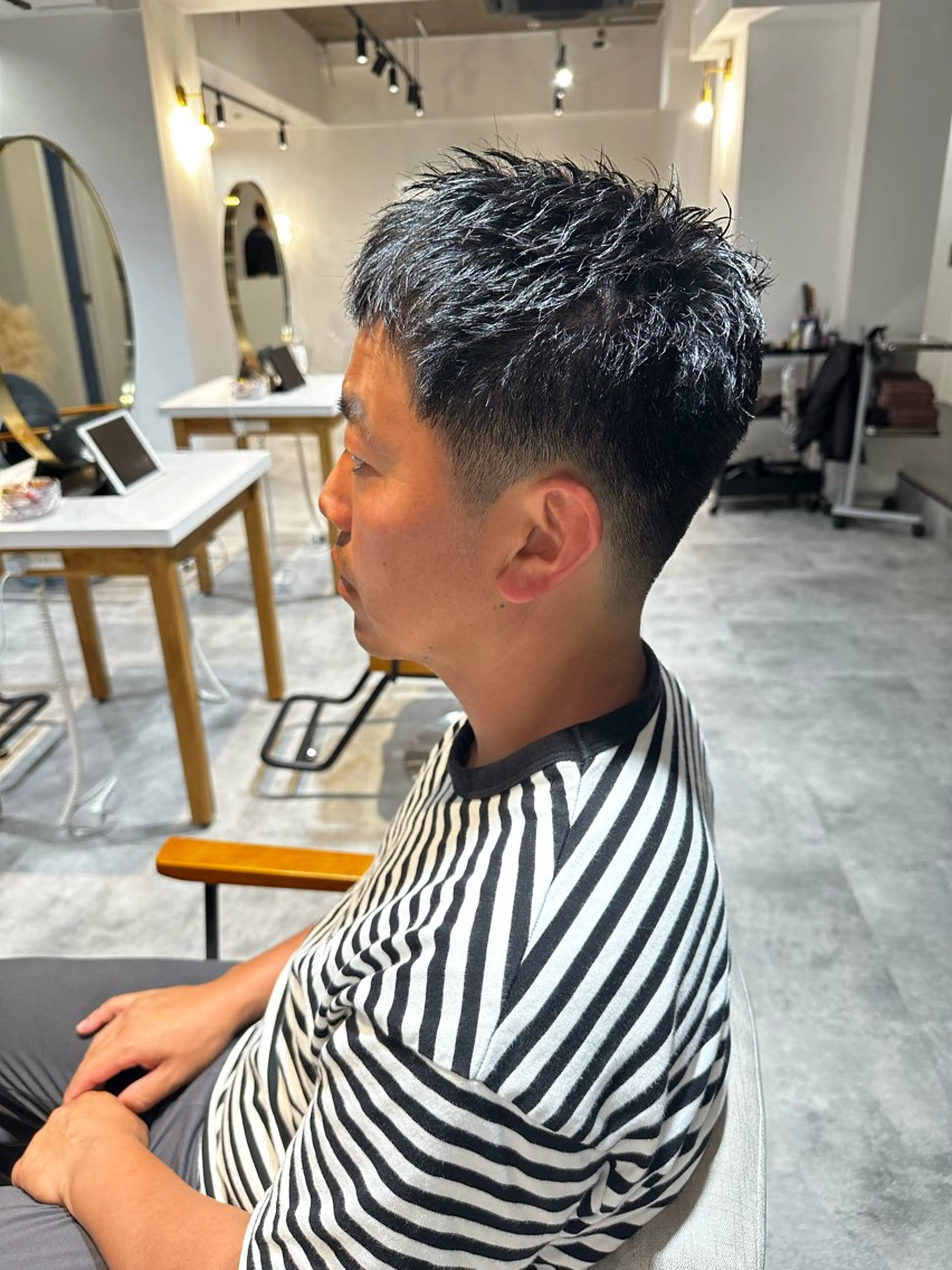 ショート メンズ 刈り上げ ショートヘア hair Dr. VEGA所属・池田 玖留美のヘアスタイル