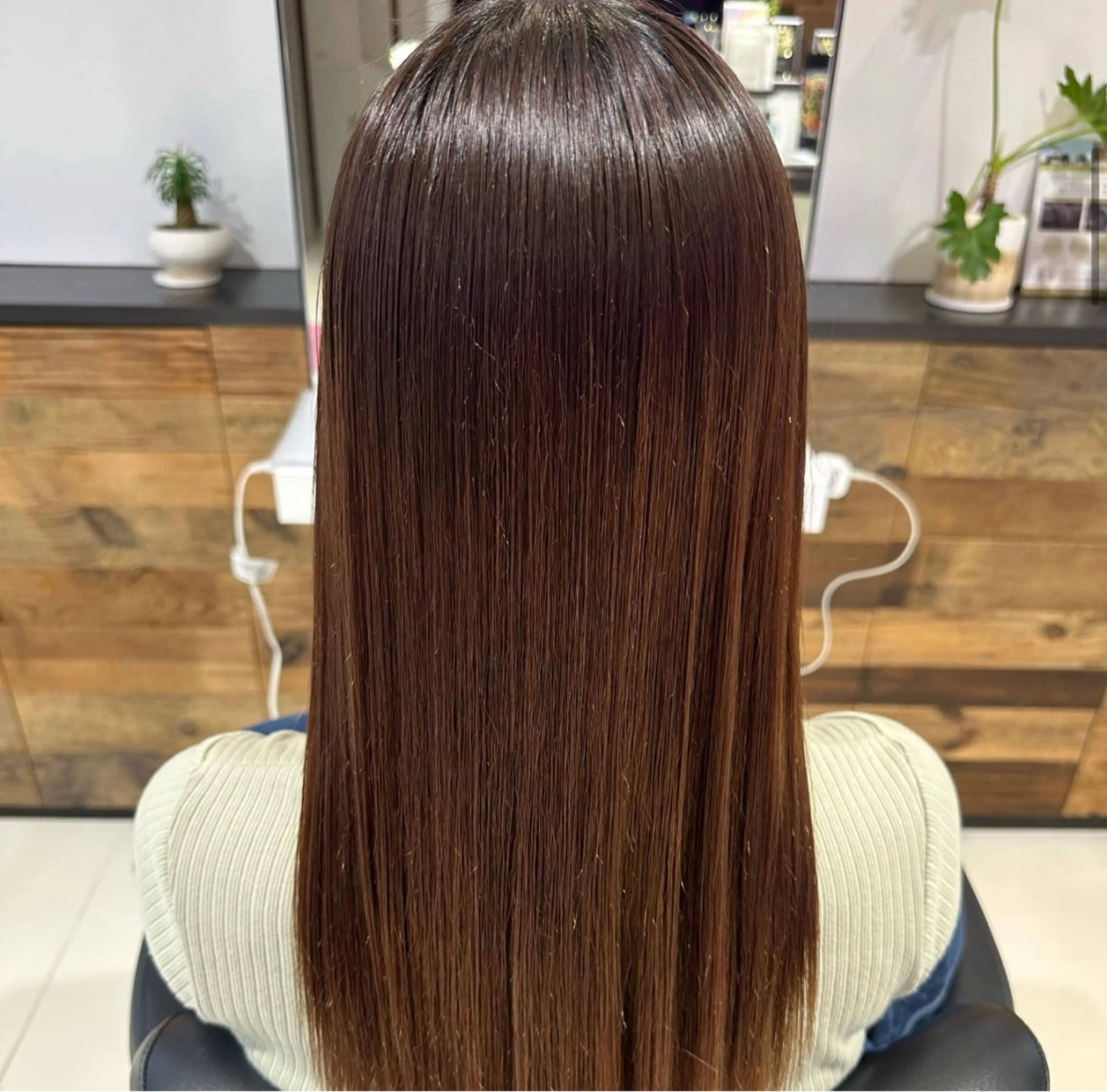 ロング 縮毛矯正／ダブル カラー／はづき☘️のヘアスタイル