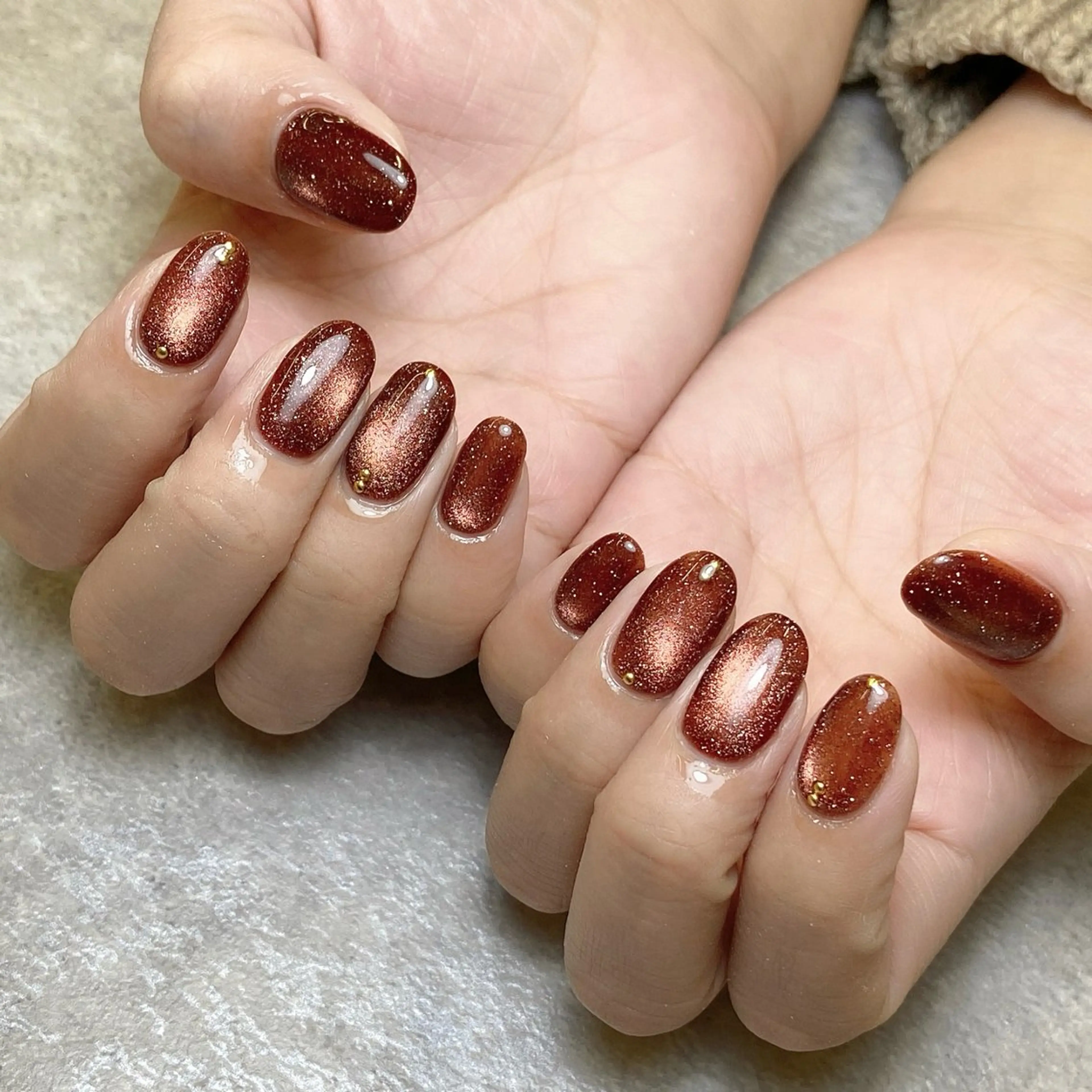 ネイル ストーンネイル ハンドネイル Ayane 🫧のネイルデザイン