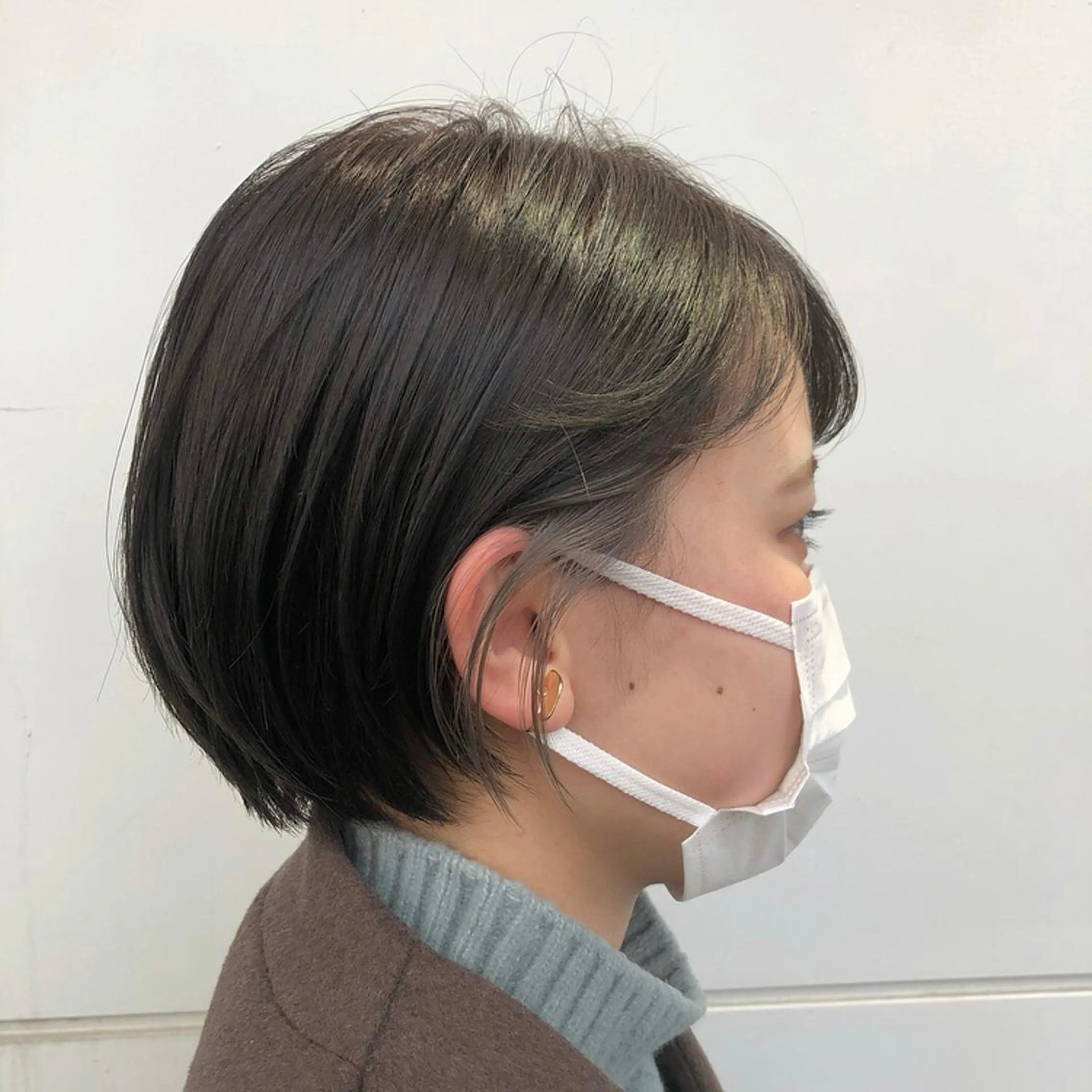 ショート カラー ヘアカラー トリートメント カトウ ユウカのヘアスタイル