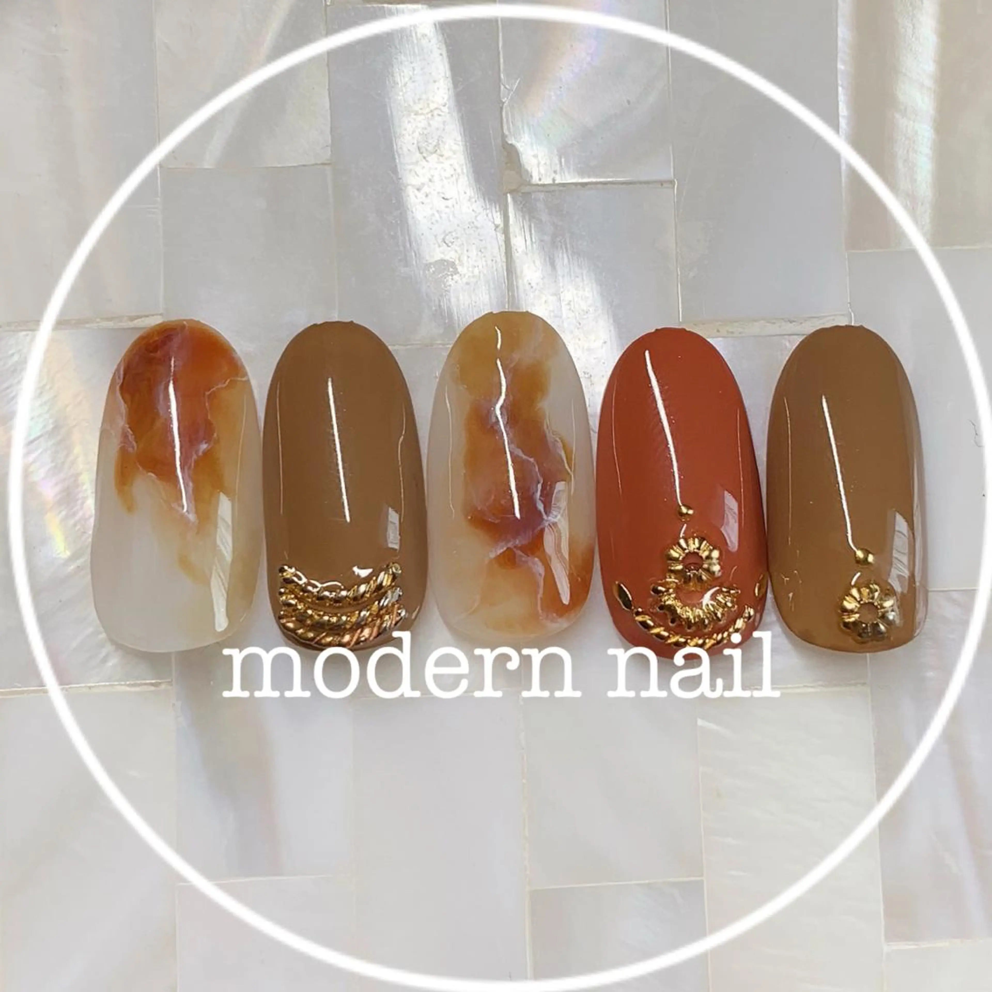 ネイル ハンドネイル 小川 玲奈のネイルデザイン