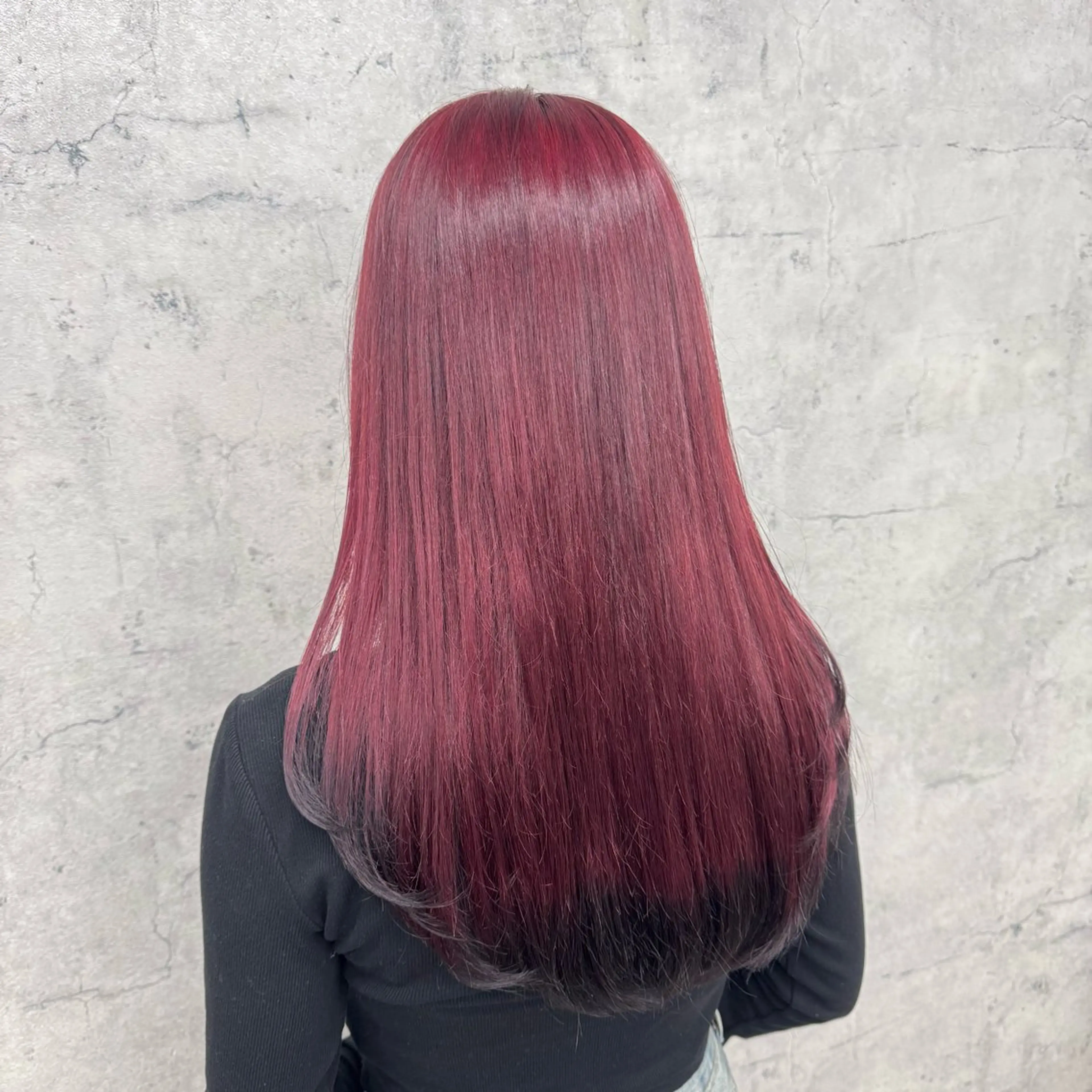 ロング カラー ヘアカラー JUNSHIN🦋 ヘアセット／カラーのヘアスタイル