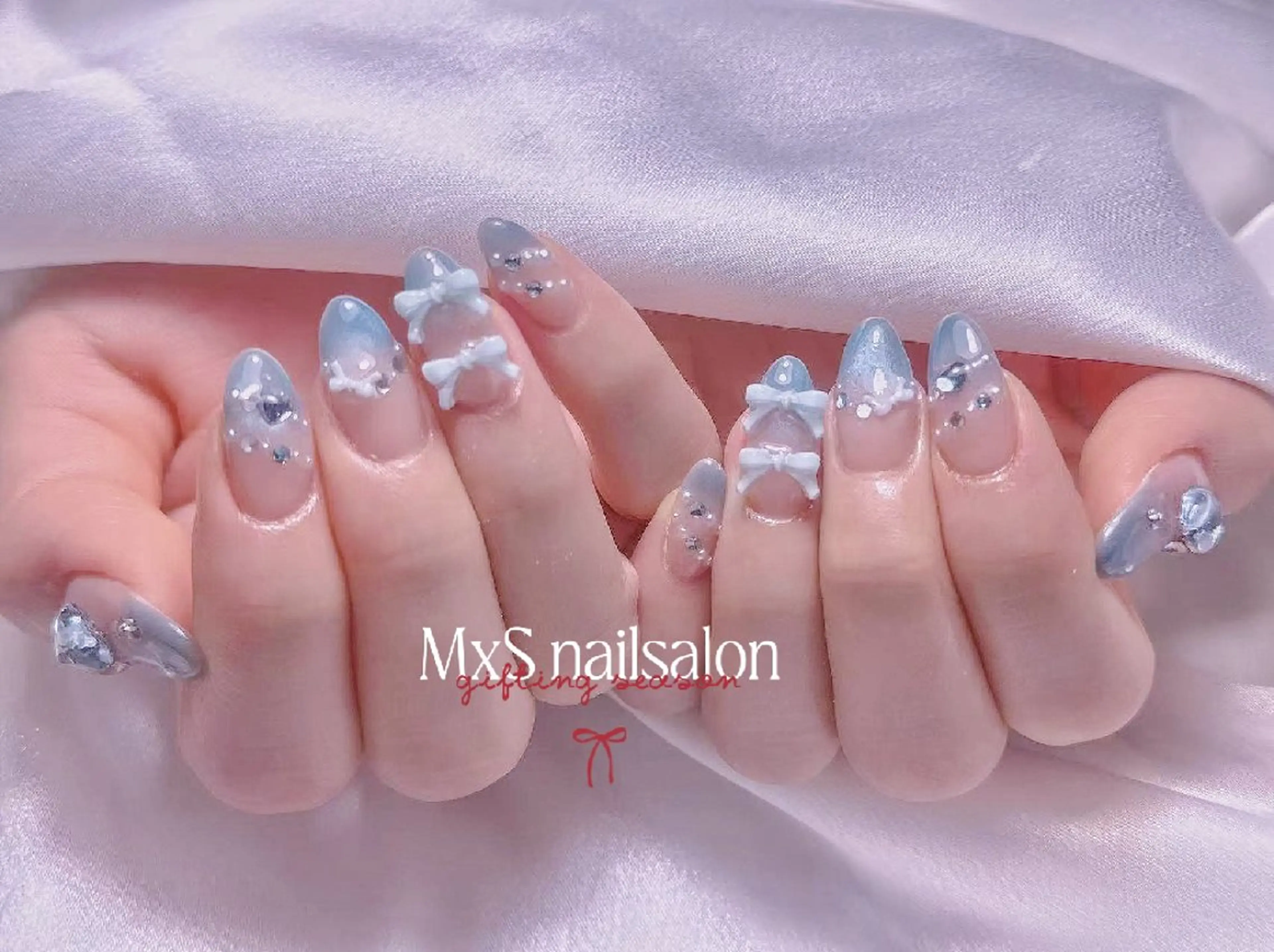 ネイル ハンドネイル ハンドケア MxS Nail(長さだし/フィルイン/マグネット/韓国ネイル/ワンホンネイル/ワンカラー)所属・MxS リィリィのネイルデザイン