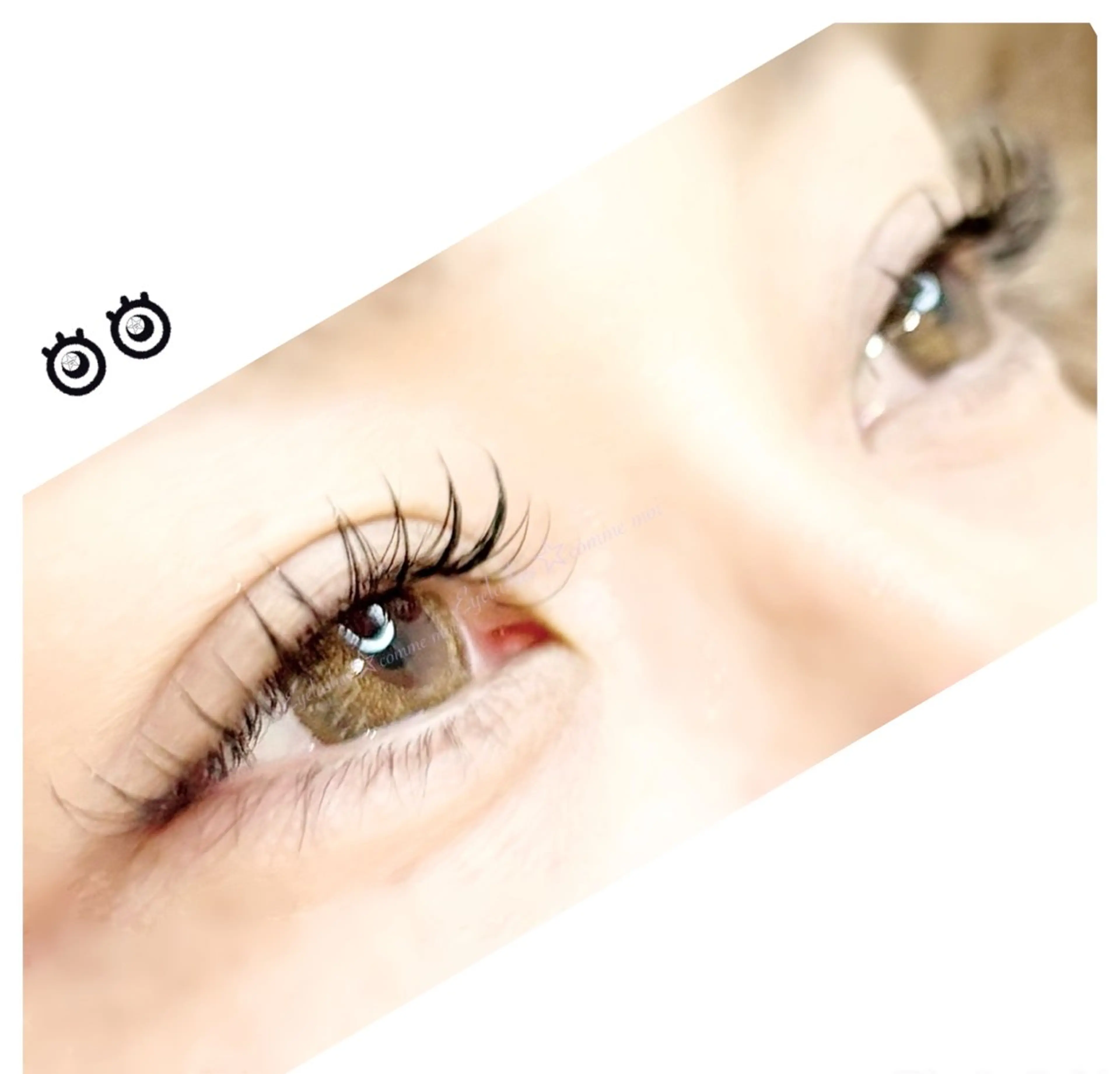 マツエク・マツパ フラットラッシュ マツエク hair lounge comme moi所属・TOMO☆ 高島平のマツエク・マツパデザイン