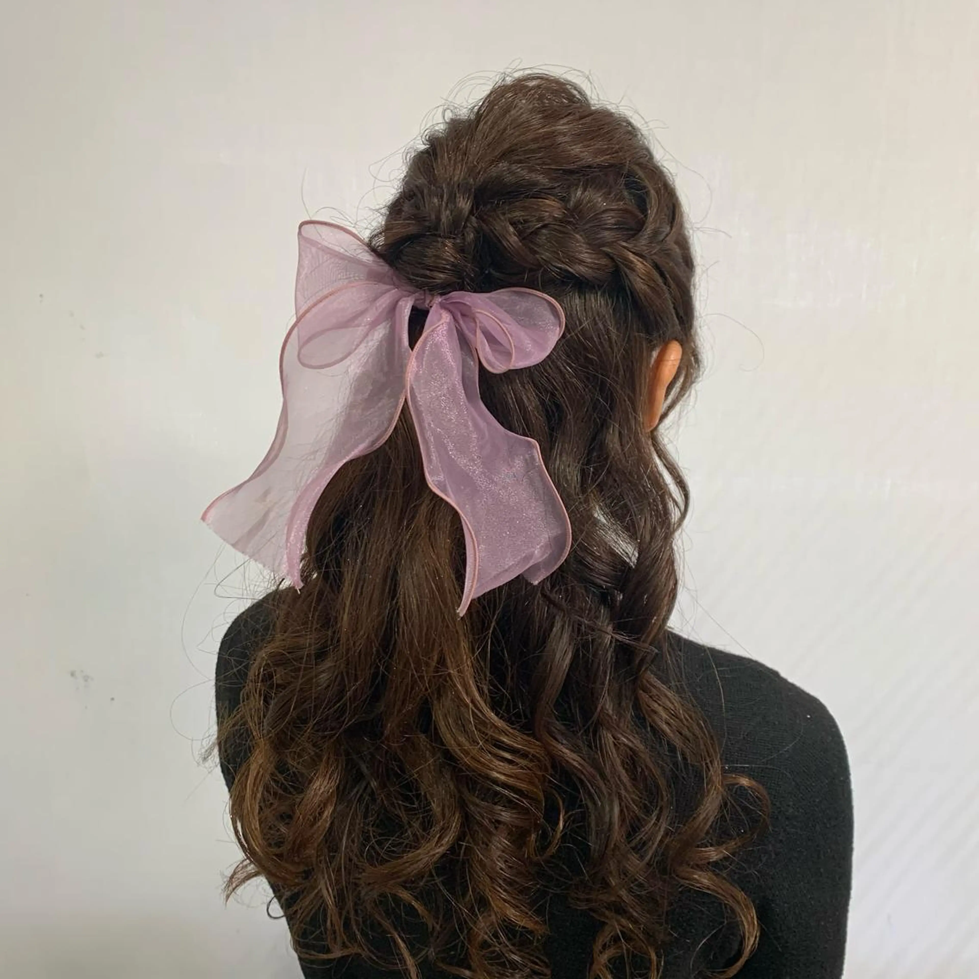 ロング ウスイマイコ カット/ケアカラーのヘアスタイル