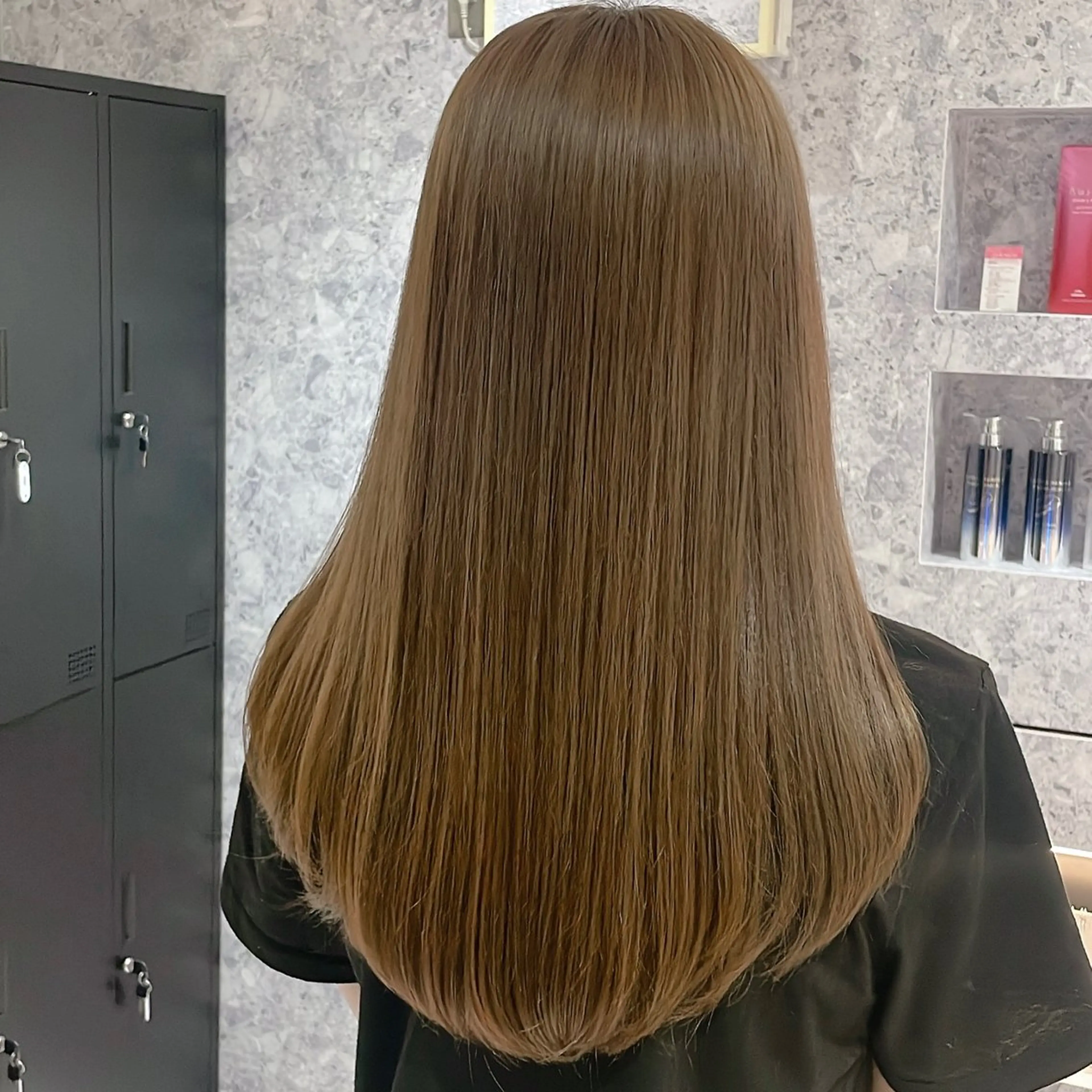 セミロング カラー カット ヘアカラー Minami. 🩵 再現性特化ヘアのヘアスタイル