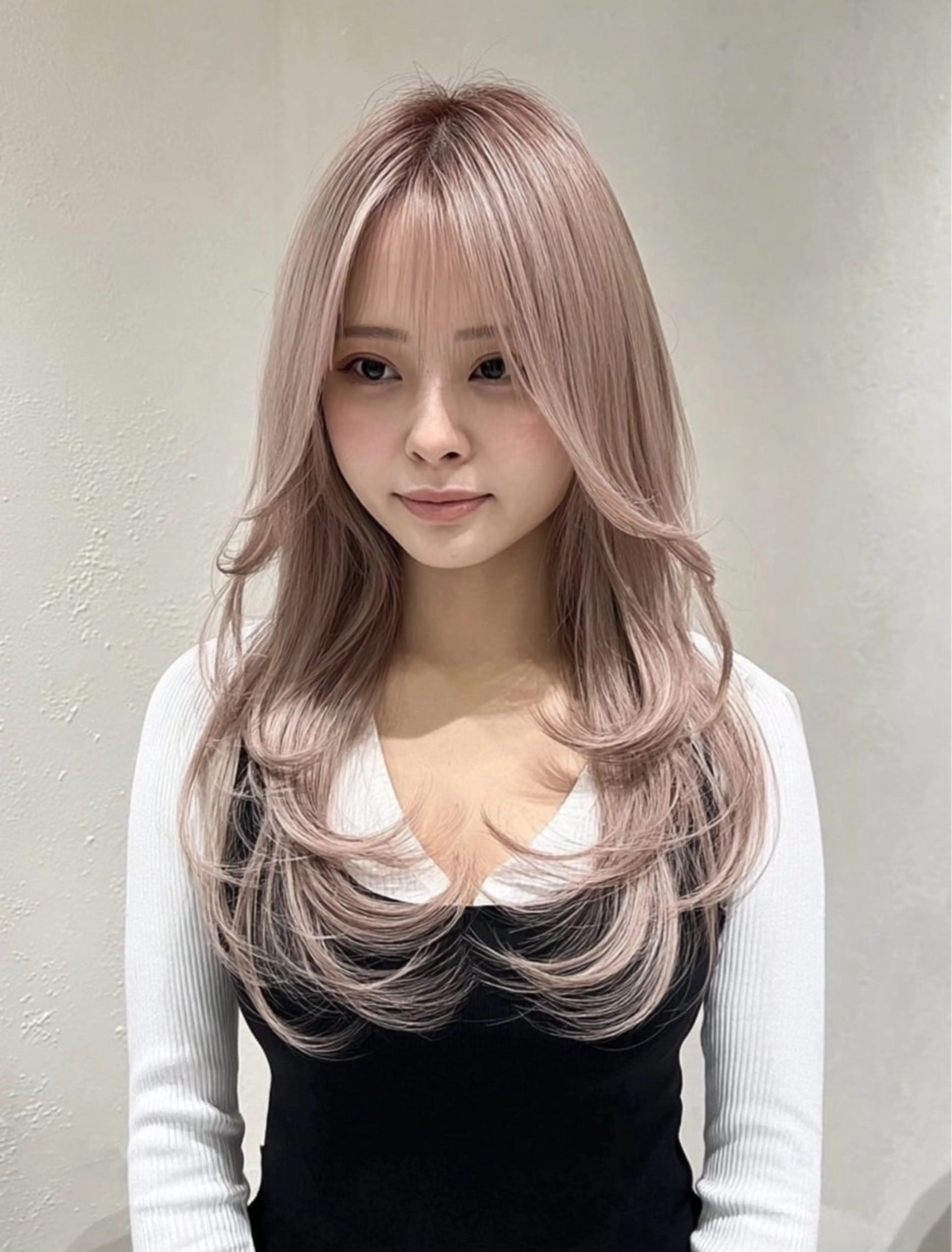 カラー ヘアカラー エクステ ブリーチ/エクステ/ grow渋谷のヘアスタイル