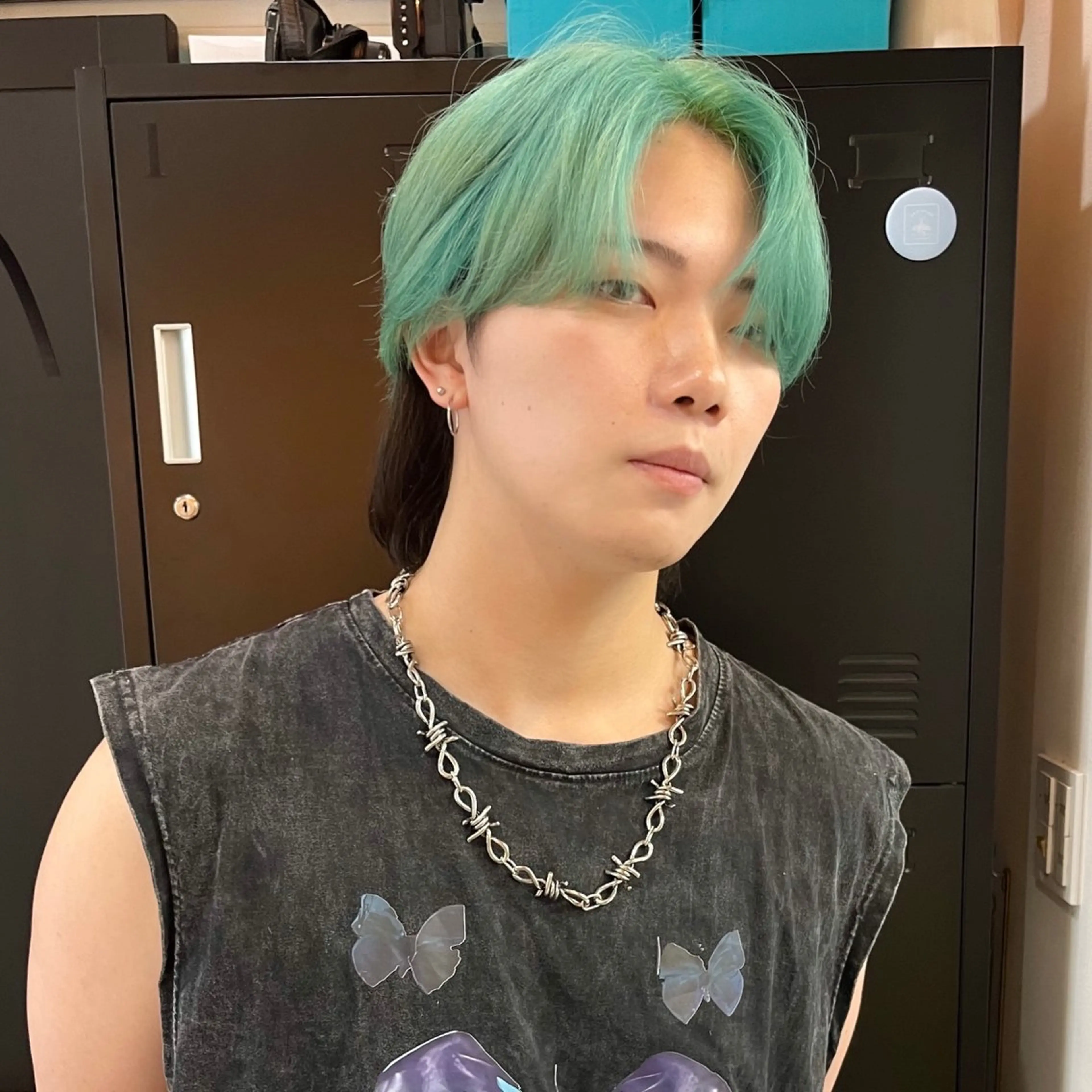 カラー メンズ メンズブリーチ メンズハイトーン ブリーチ ケアブリーチ ハイトーンカラー 藤山大地/髪質改善 /透明感/ブリーチのヘアスタイル