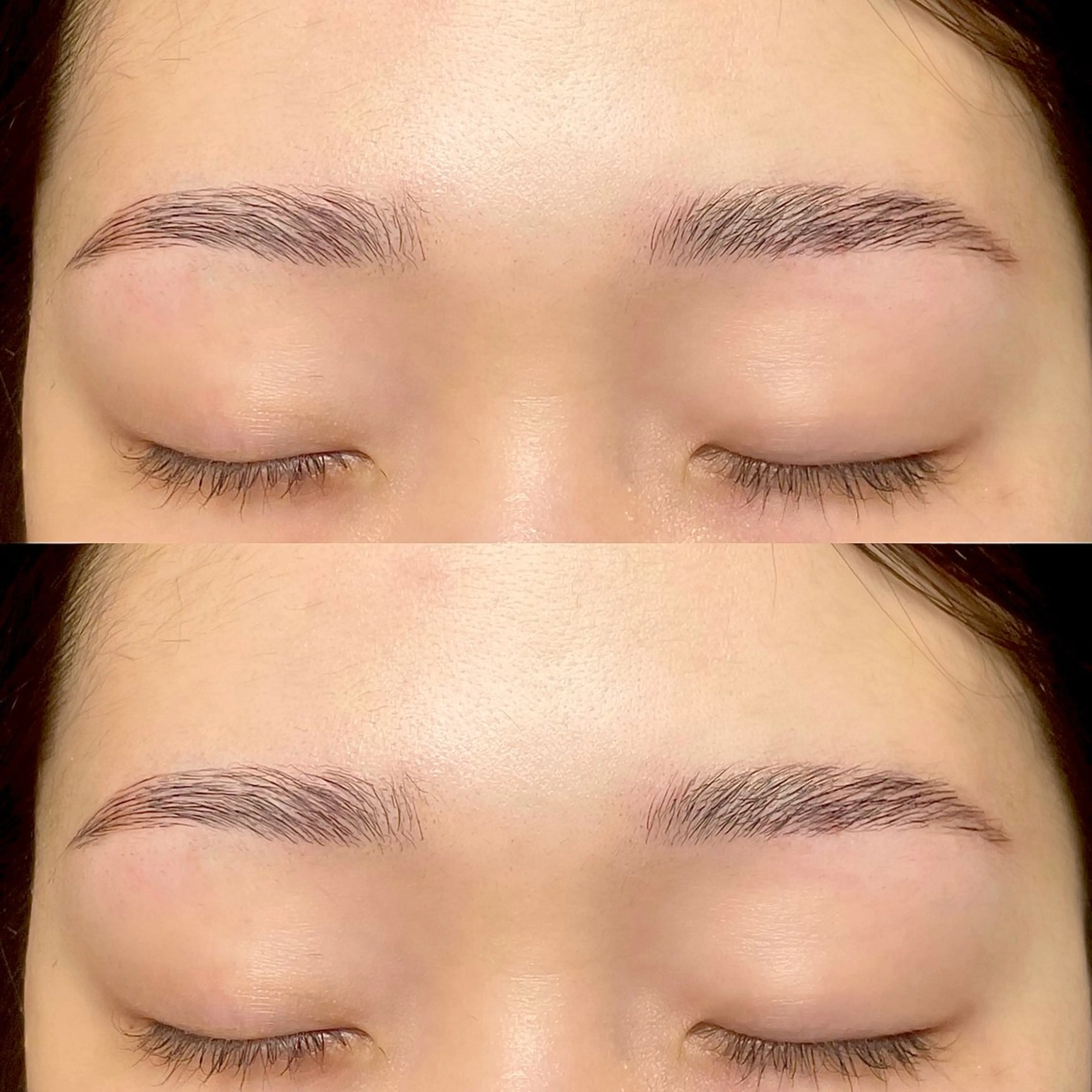 【女性専用】アイブロウパーマ🫶🏽 （間引き,メイク,お仕上げ付き◎）の写真