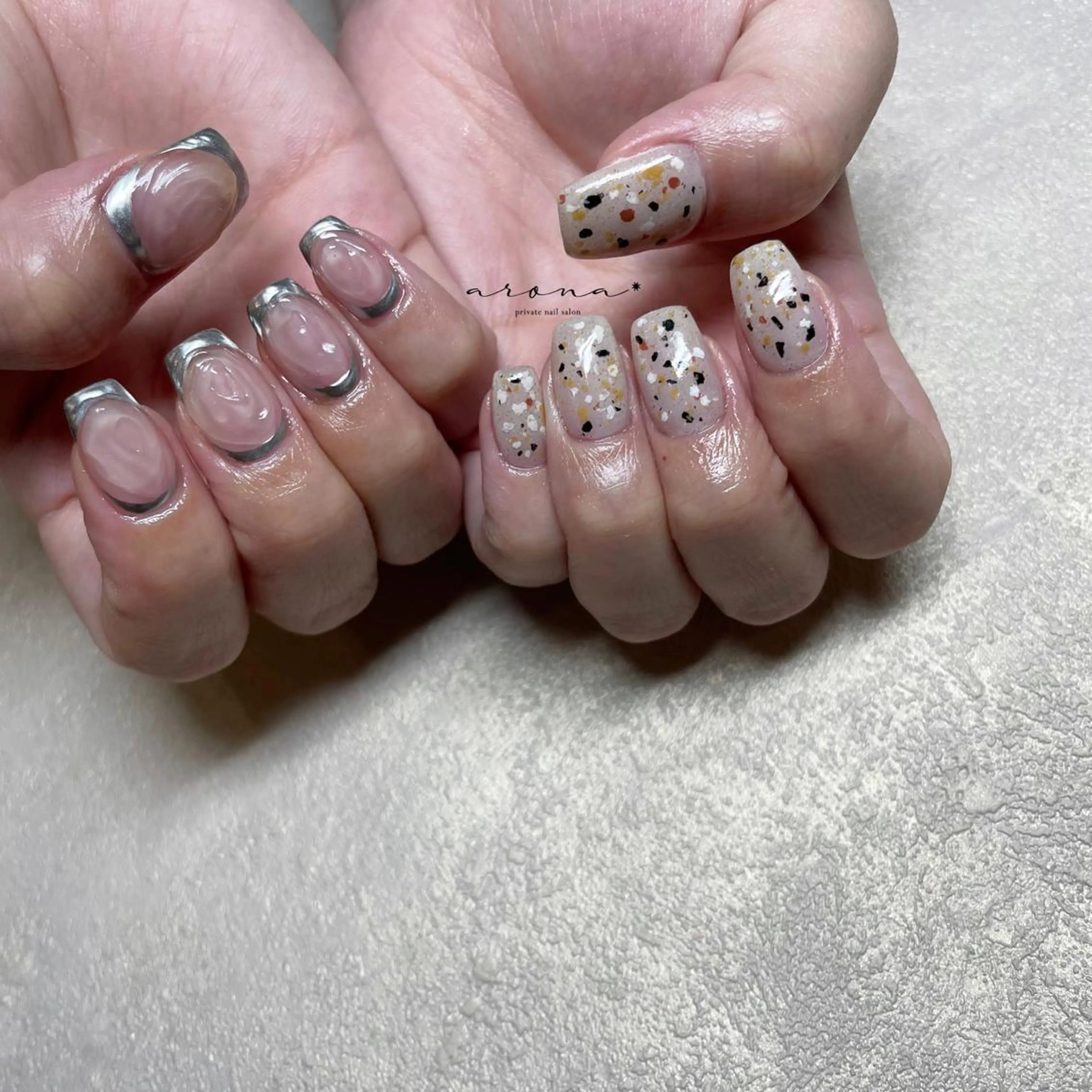ネイル ハンドネイル nail salon ✷aronaのネイルデザイン