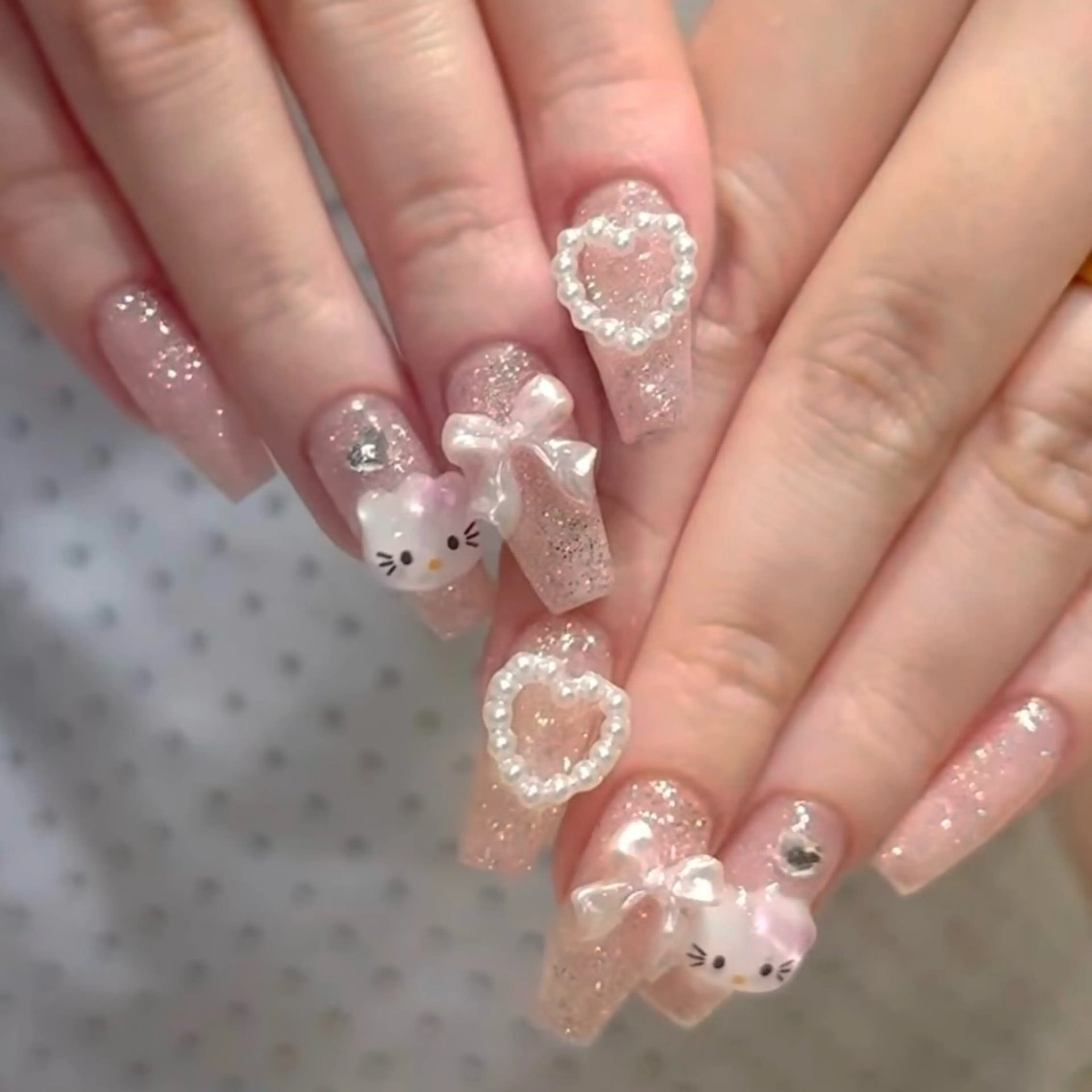 ネイル ATULA Nail 💅チップ長さだしのネイルデザイン