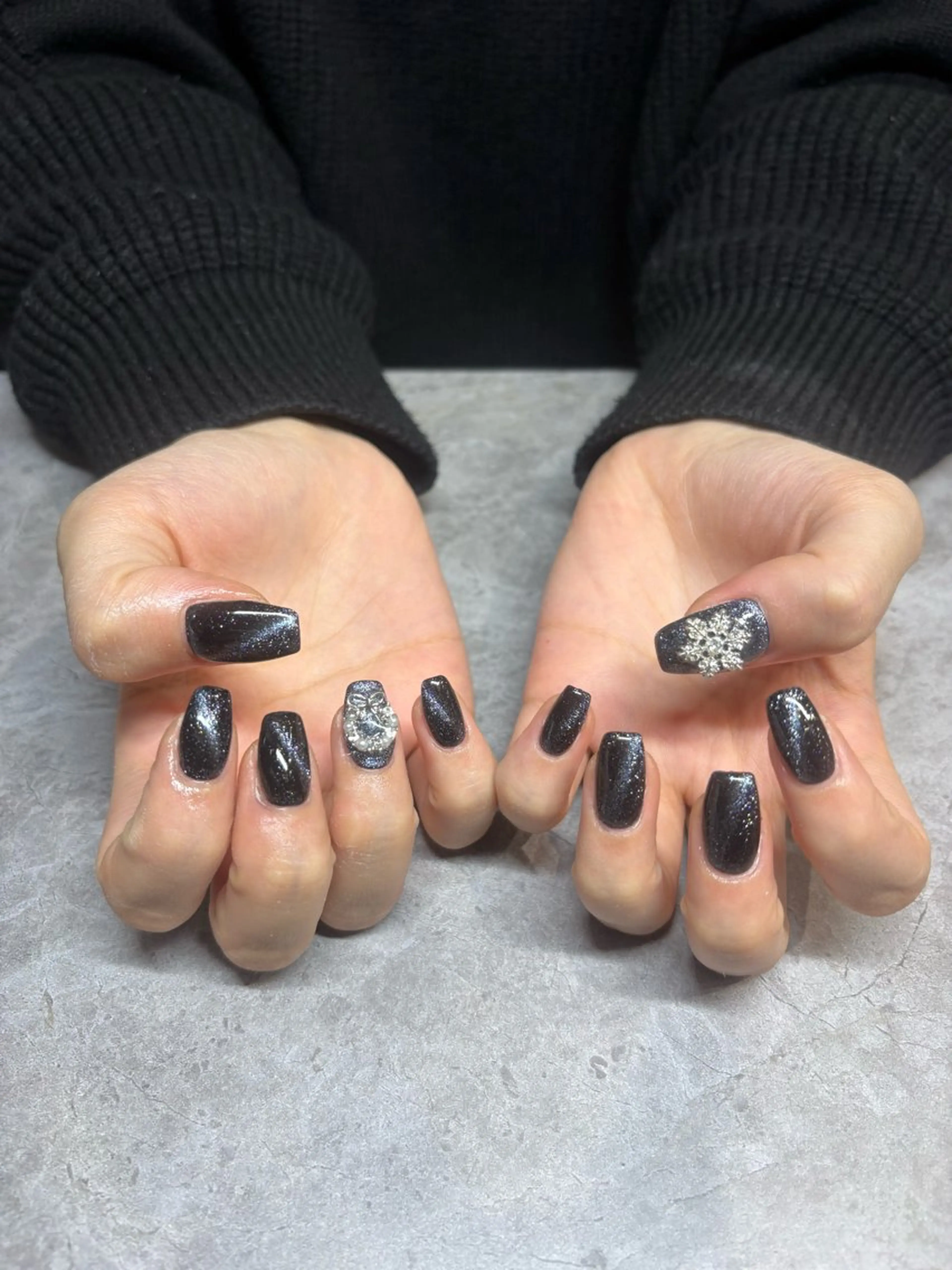 ネイル マグネットネイル ハンドネイル IROHA nail所属・IROHA NAIL Rinonのネイルデザイン