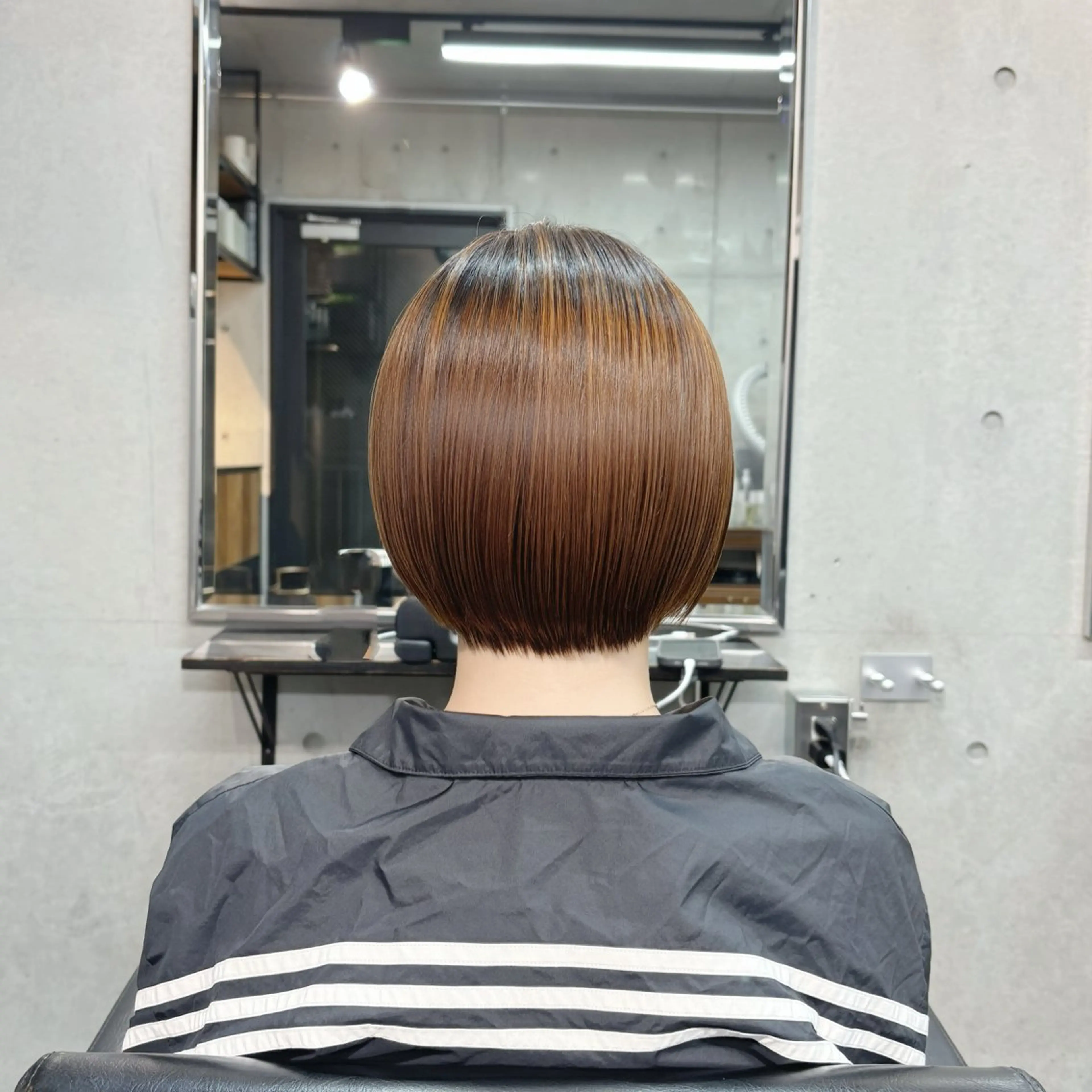 ショート カラー パーマ カット 縮毛矯正 トリートメント ショートボブ縮毛矯正 髪質改善のプロ山道潤のヘアスタイル