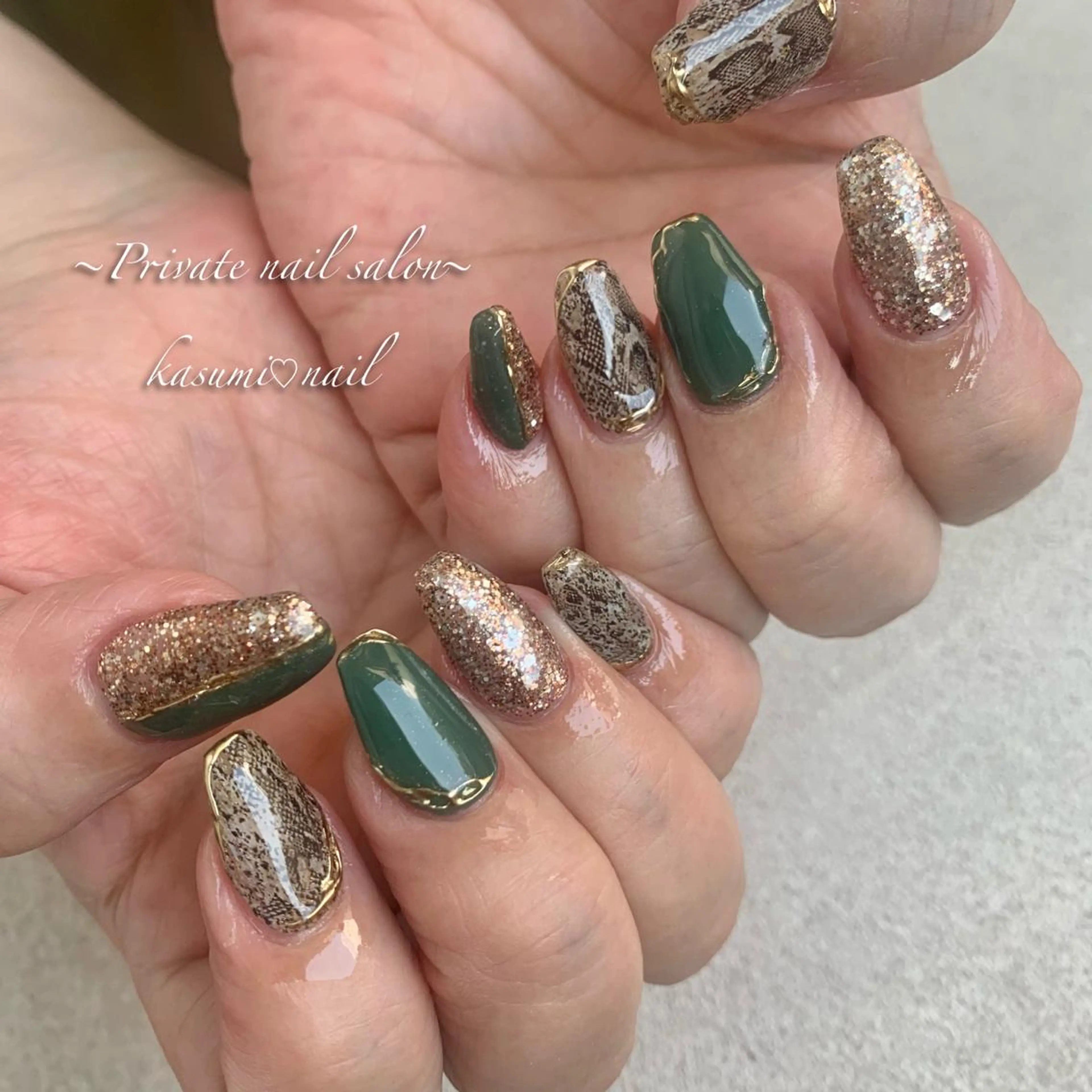 ネイル ラメ(グリッター) マグネットネイル ミラーネイル ニュアンスネイル 冬ネイル KASUMI♡ Nailのネイルデザイン