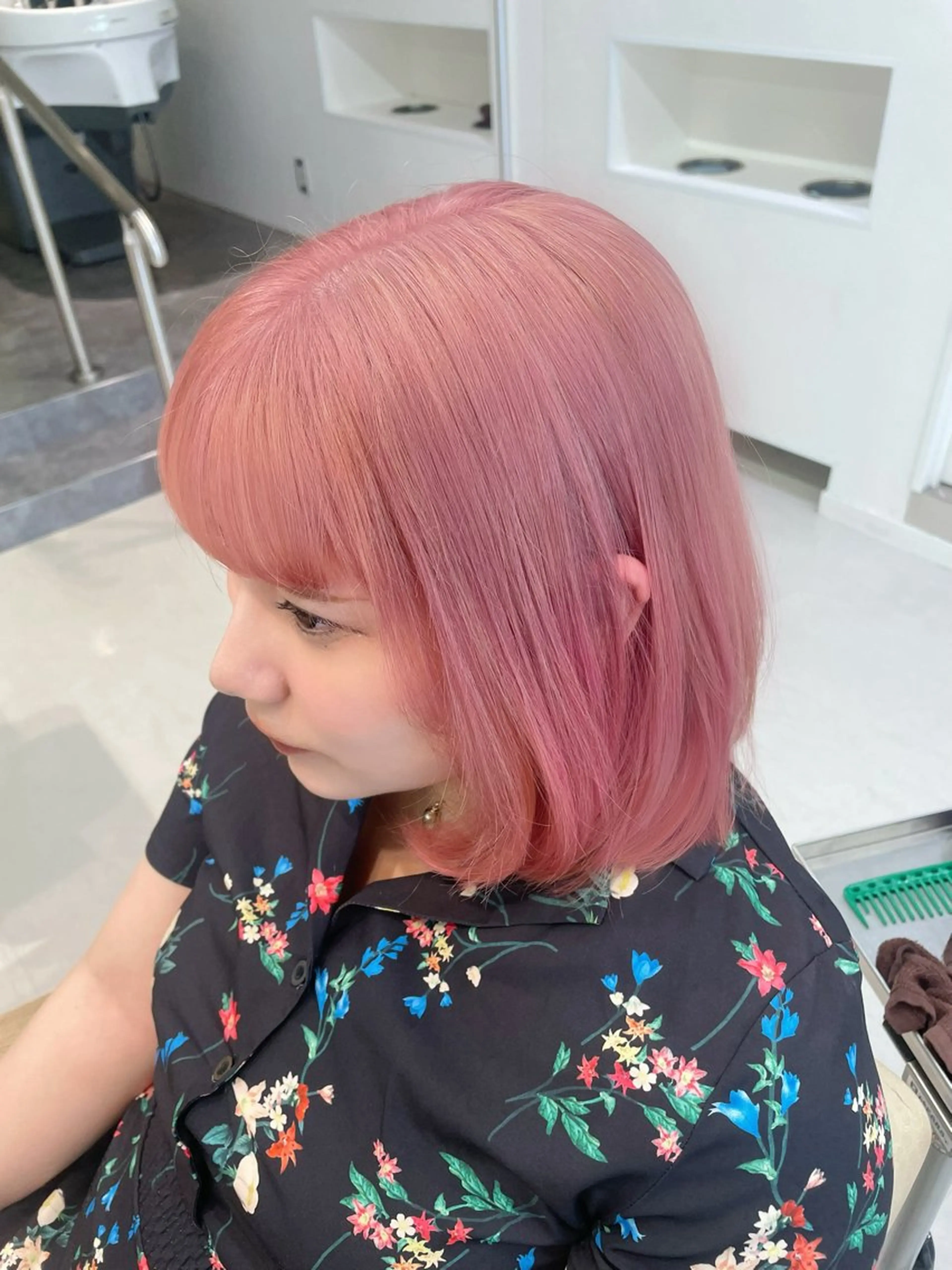 セミロング カラー ヘアカラー かずや🍀/髪質改善 /艶髪カラー/眉毛のヘアスタイル