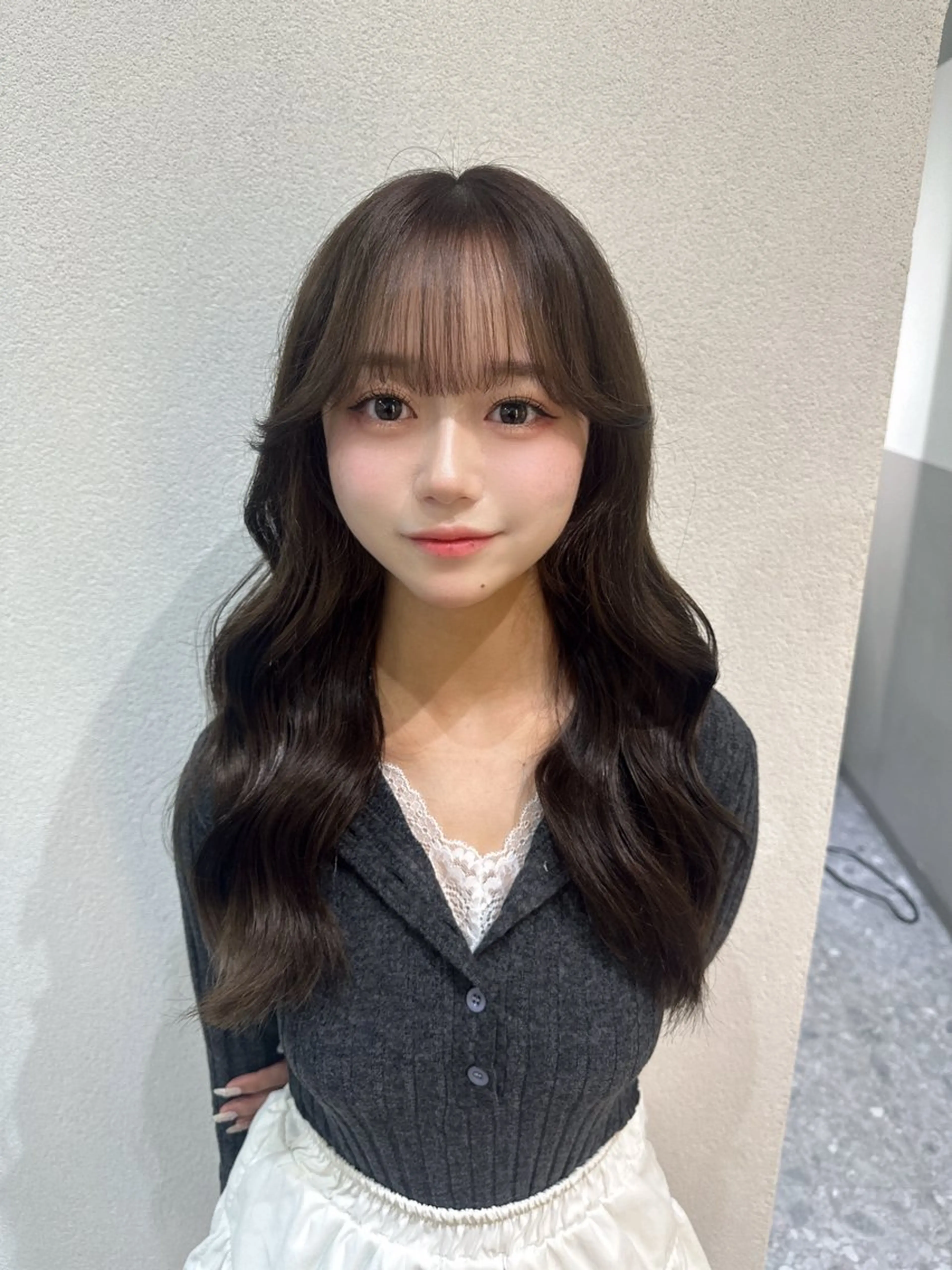 セミロング カラー カット ヘアカラー トリートメント 🪞個室サロン/韓国 艶髪/keito🪞のヘアスタイル