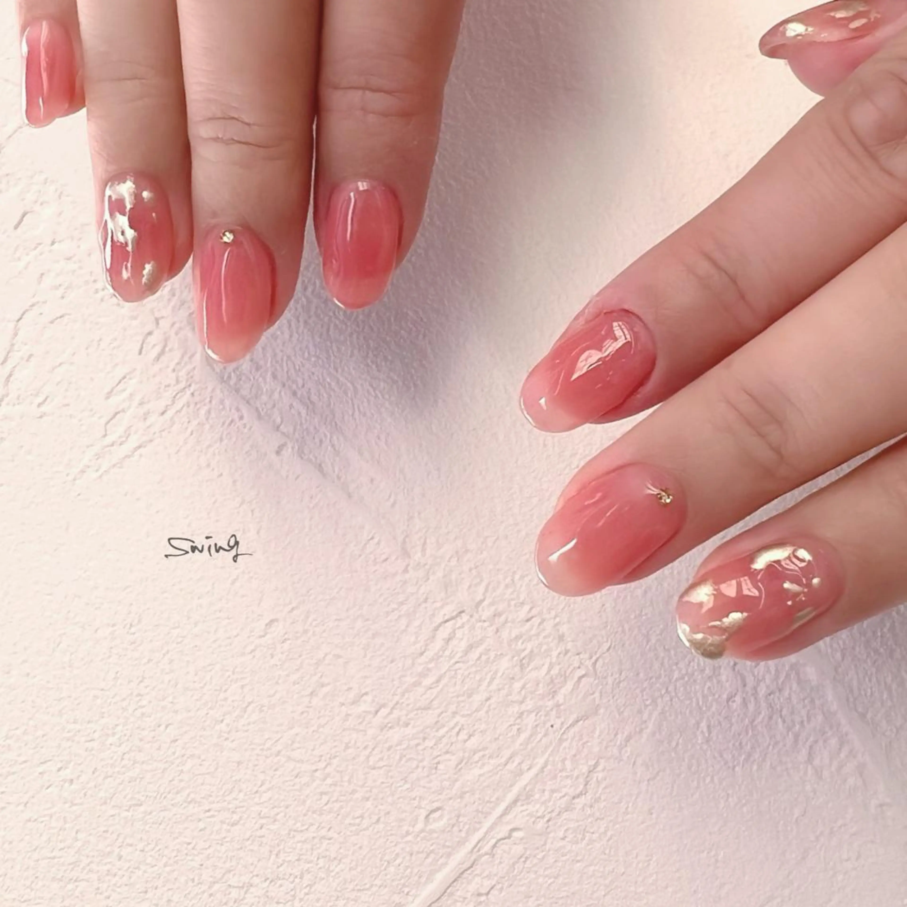 ネイル カジュアル オフィスネイル ハンドネイル SWING Nail Salon所属・Yoshida Takakoのネイルデザイン