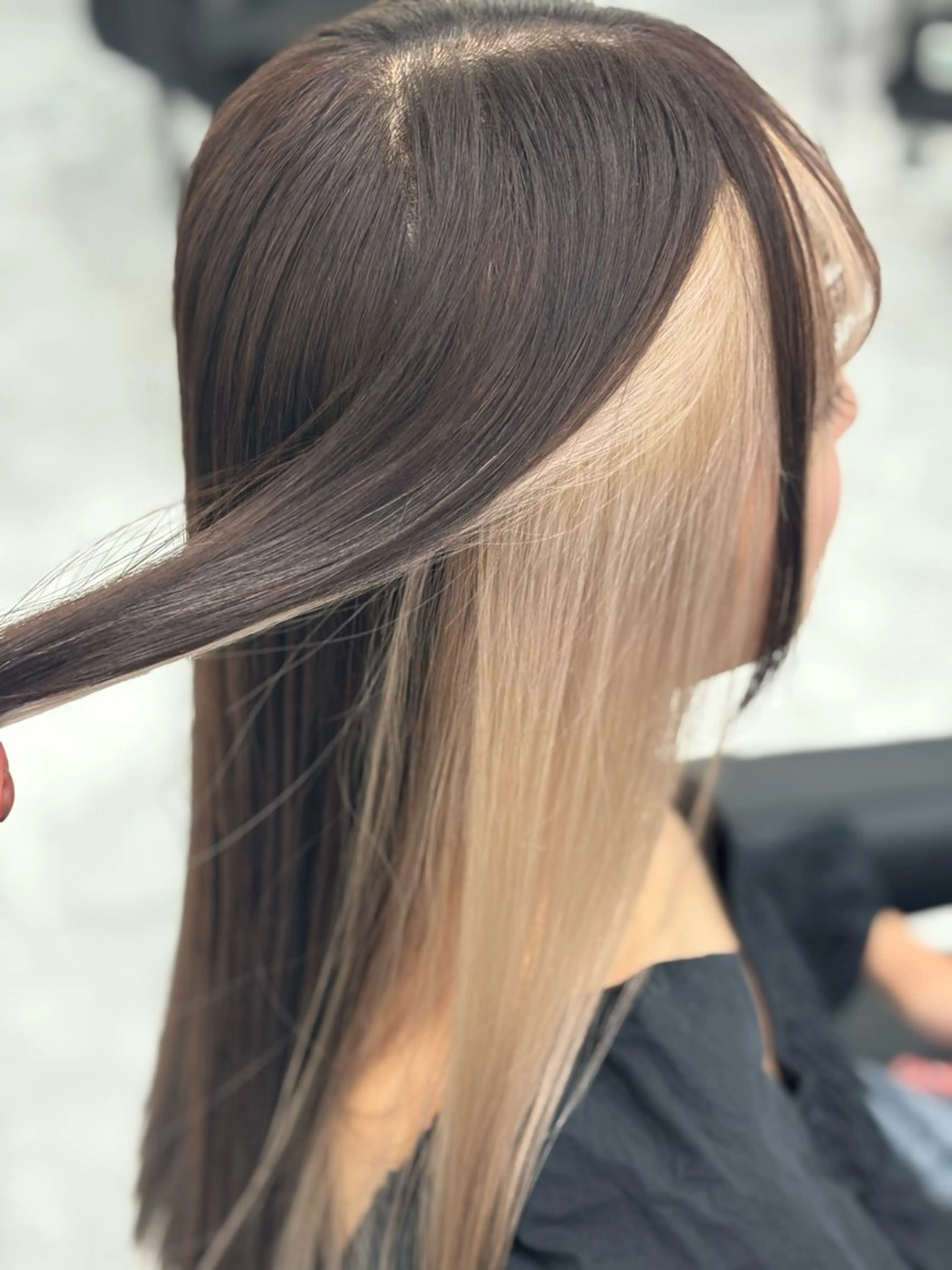 ロング ヘアカラー お洒落暖色 🍒AOI🍒のヘアスタイル