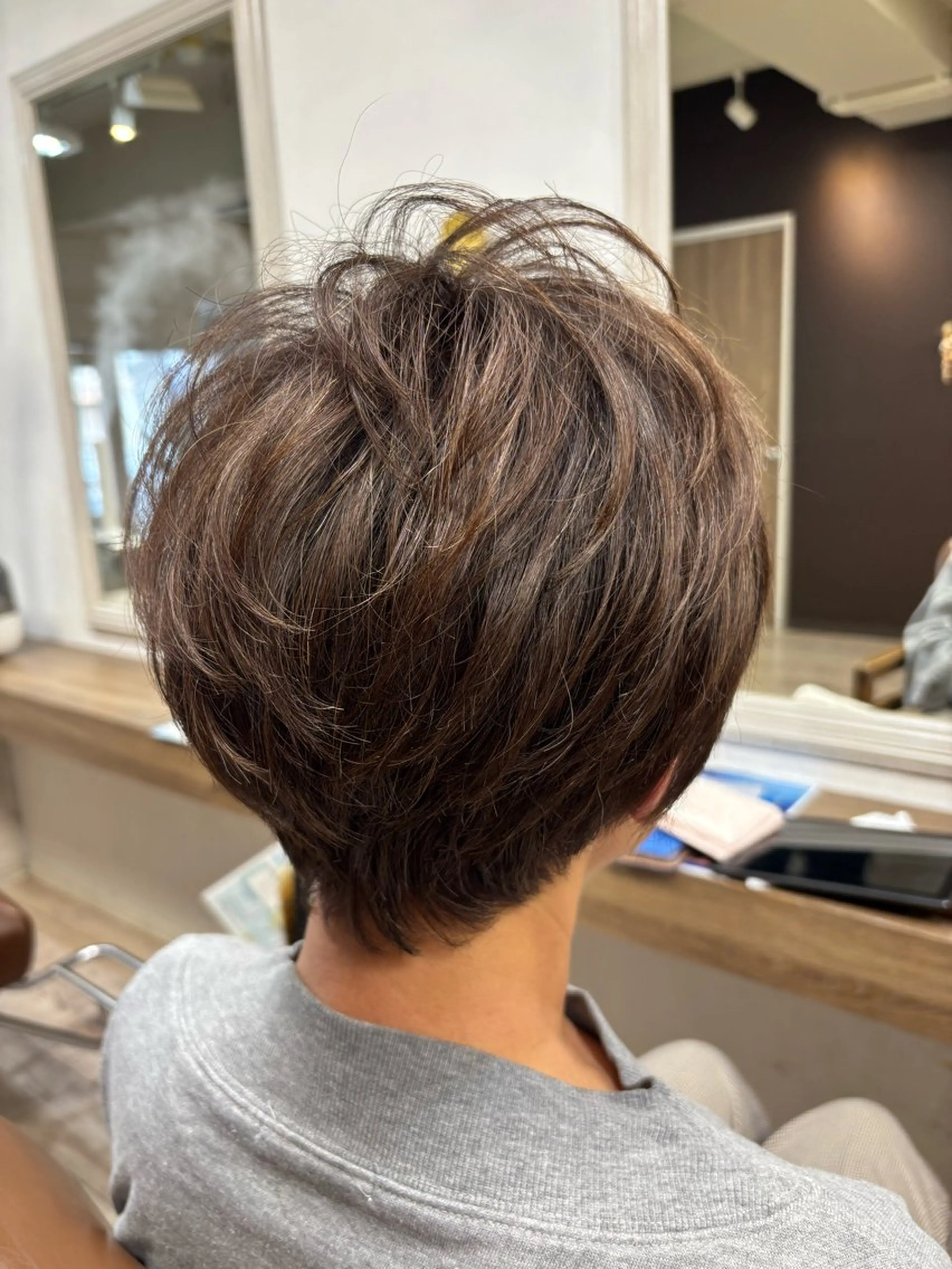 ショート パーマ HAIR LOUNGE DIALOGE所属・西田 敏幸のヘアスタイル