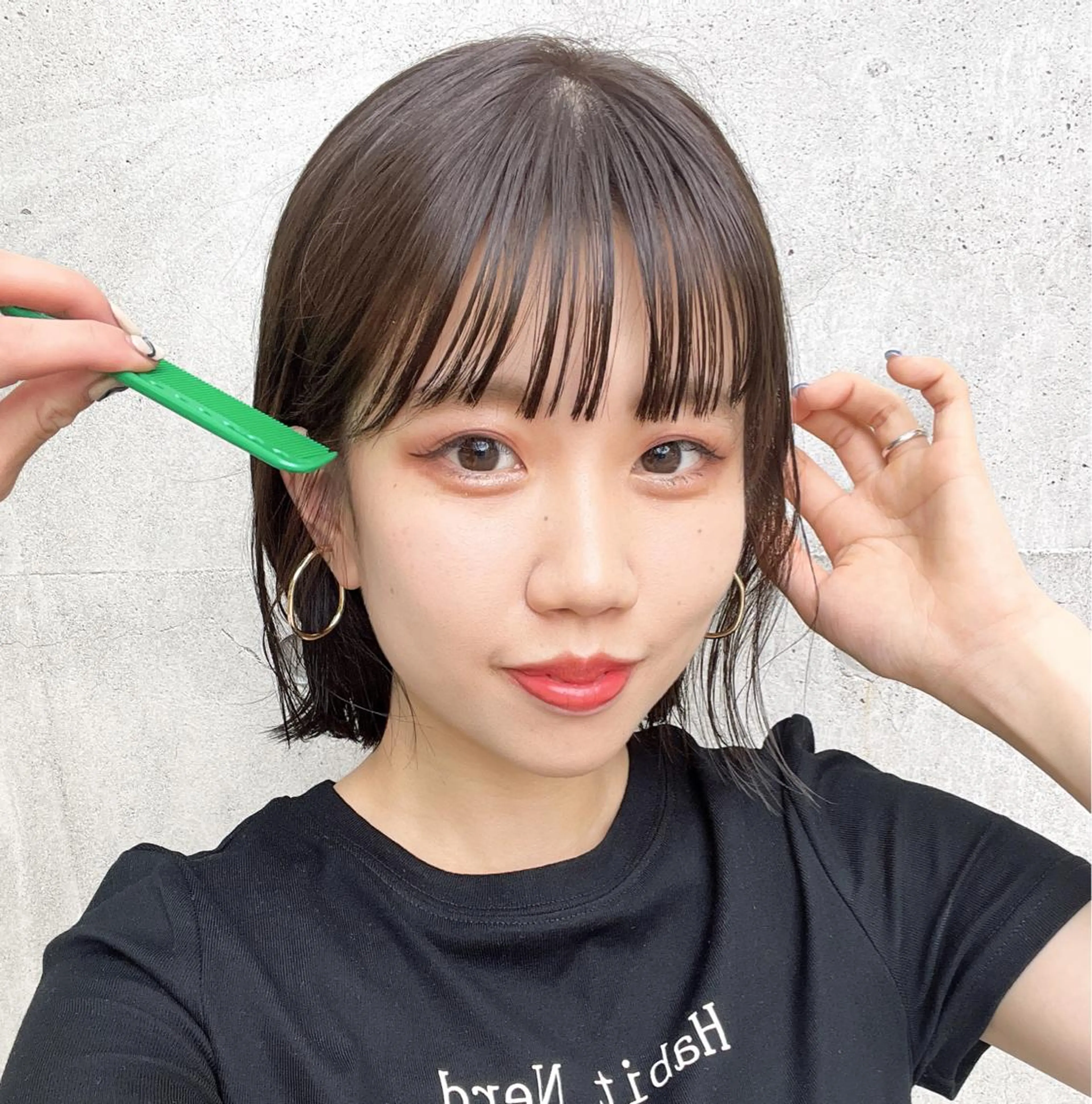 ミディアム カラー 🎧パーソナルケア/ 透明感カラー/ミユのヘアスタイル