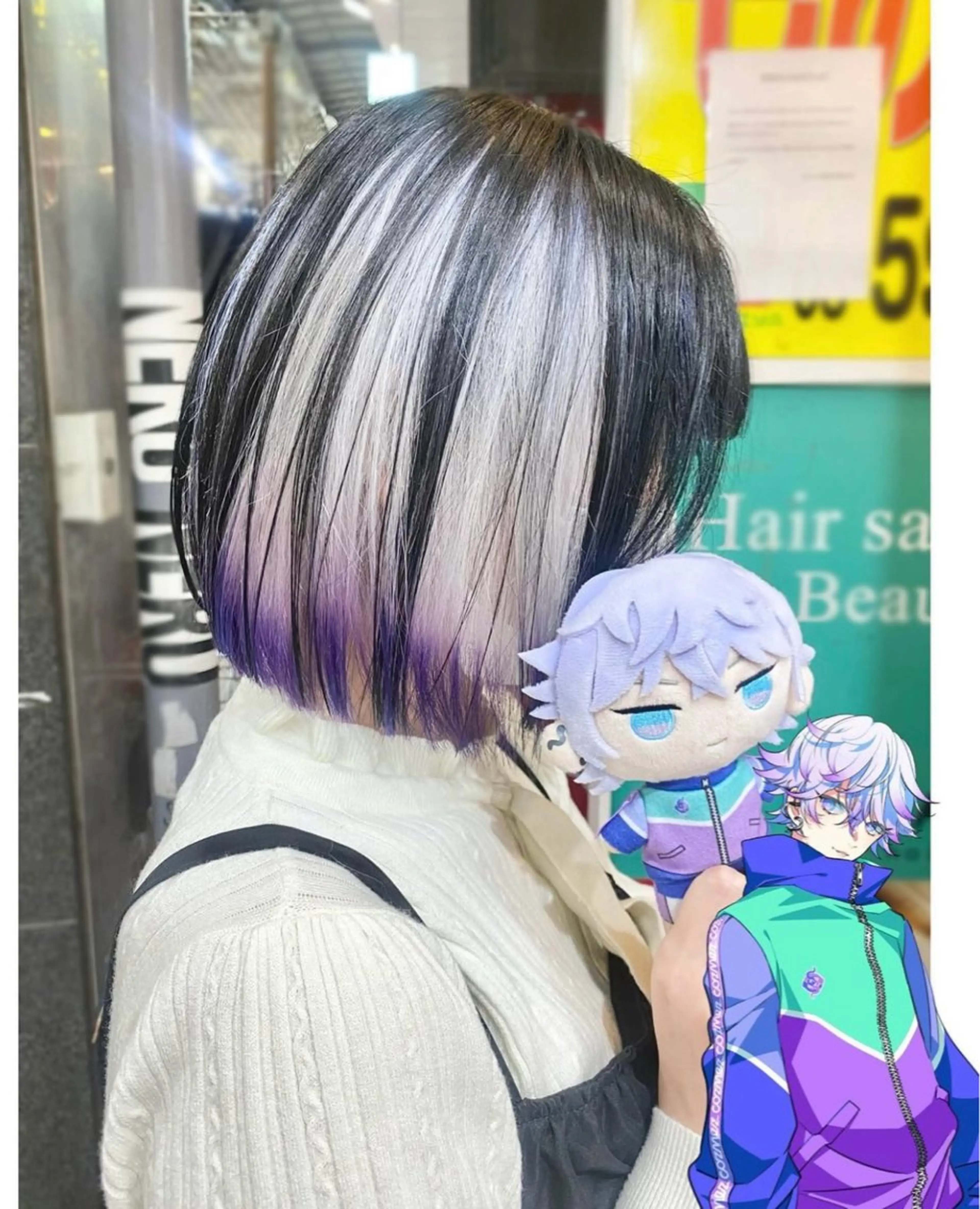 ショート カラー ブリーチ ヘアカラー GARU-ガル-所属・TSUNO🦖 派手髪/オタク美容師のヘアスタイル