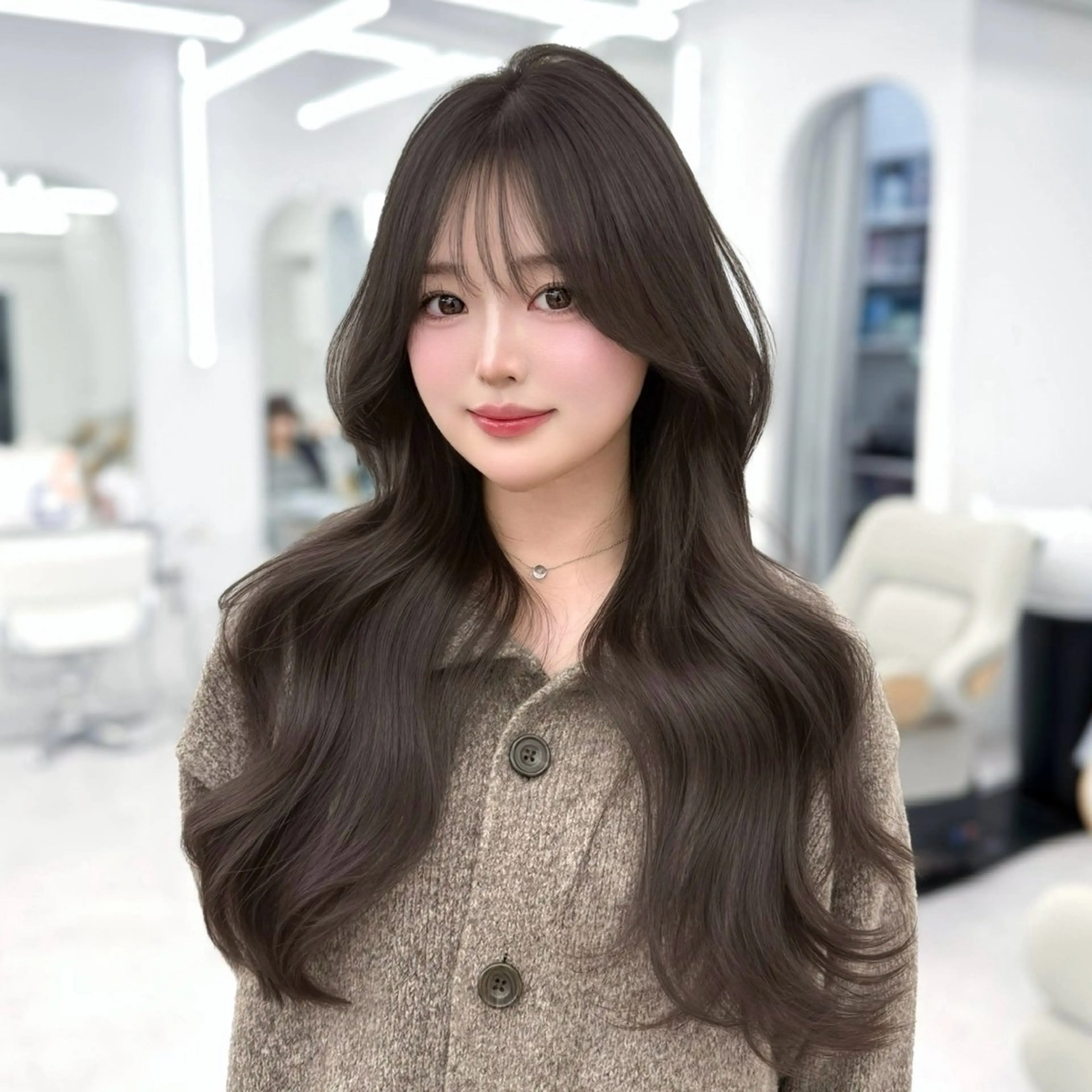 ロング くびれヘア 髪質改善 韓国風ヘア レイヤーカット 似合わせカット カット ヘアカラー トリートメント 韓国ヘア🇰🇷× 髪質改善🫧テルのヘアスタイル