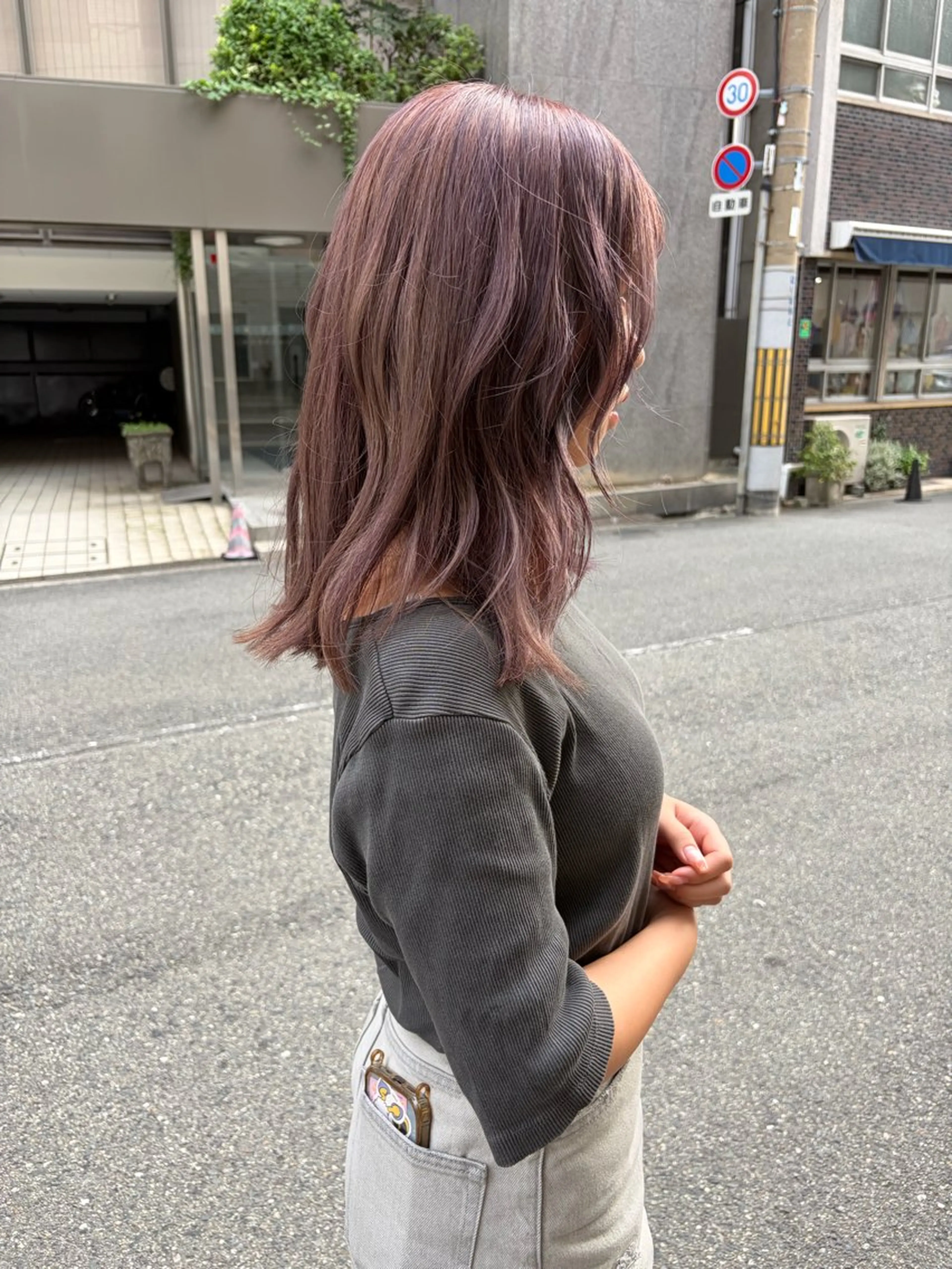 ミディアム カラー ヘアカラー 坂本 圭太朗のヘアスタイル