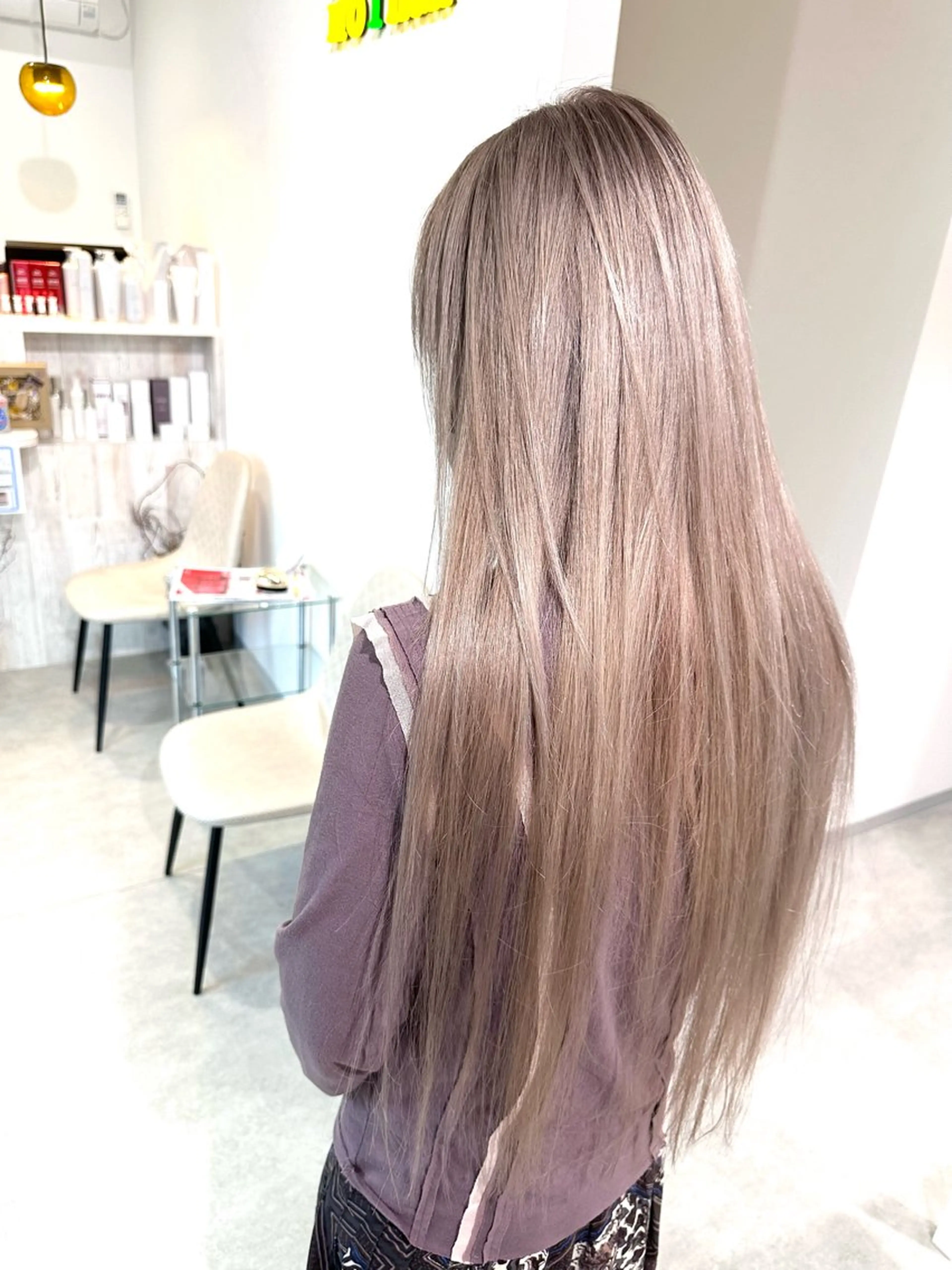 ロング カラー カット ヘアカラー 加藤 佑二のヘアスタイル