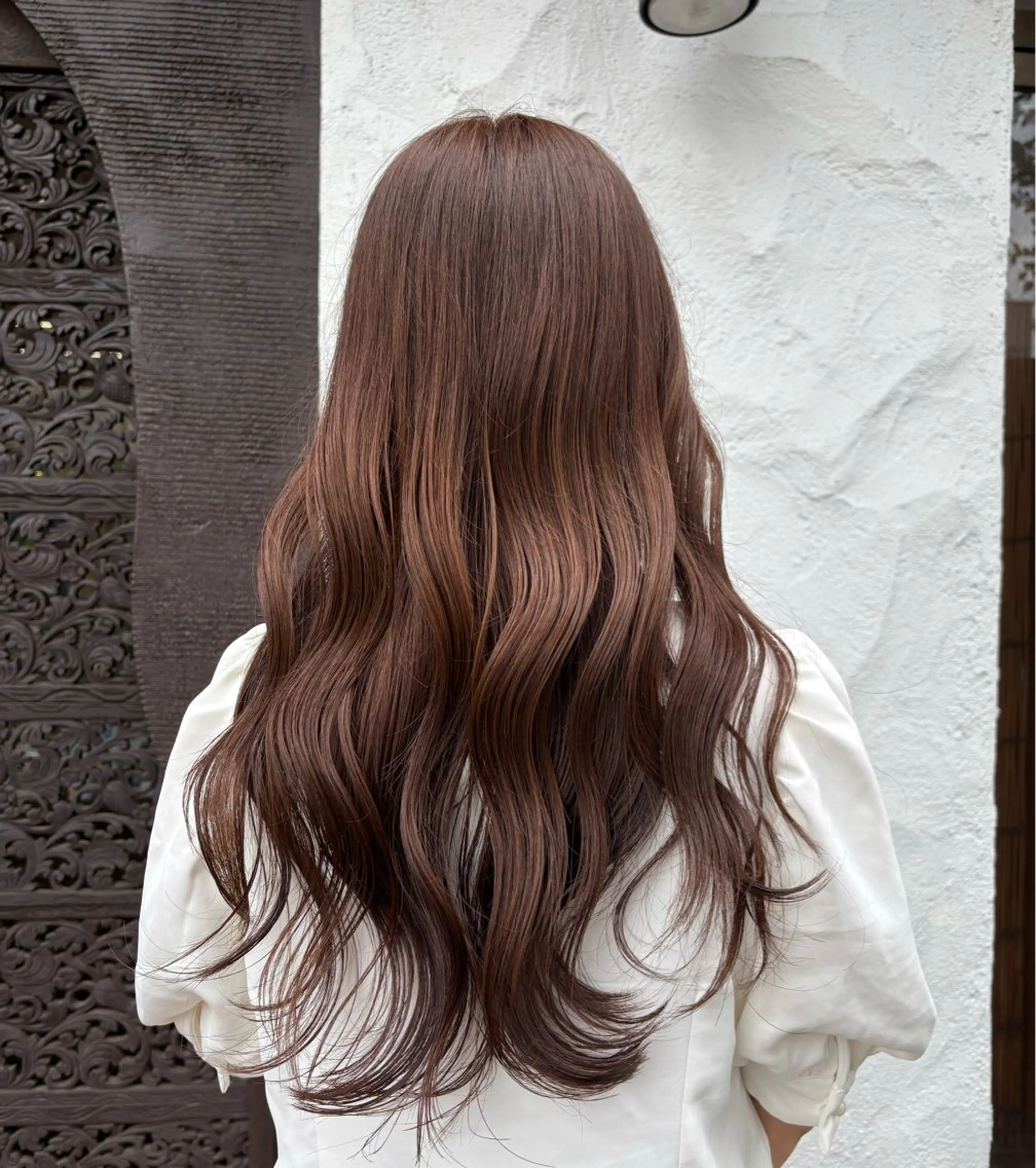 🌸 【ツヤ感ナチュラルカラー】肌なじみ◎柔らかトーン👩‍🦳の写真