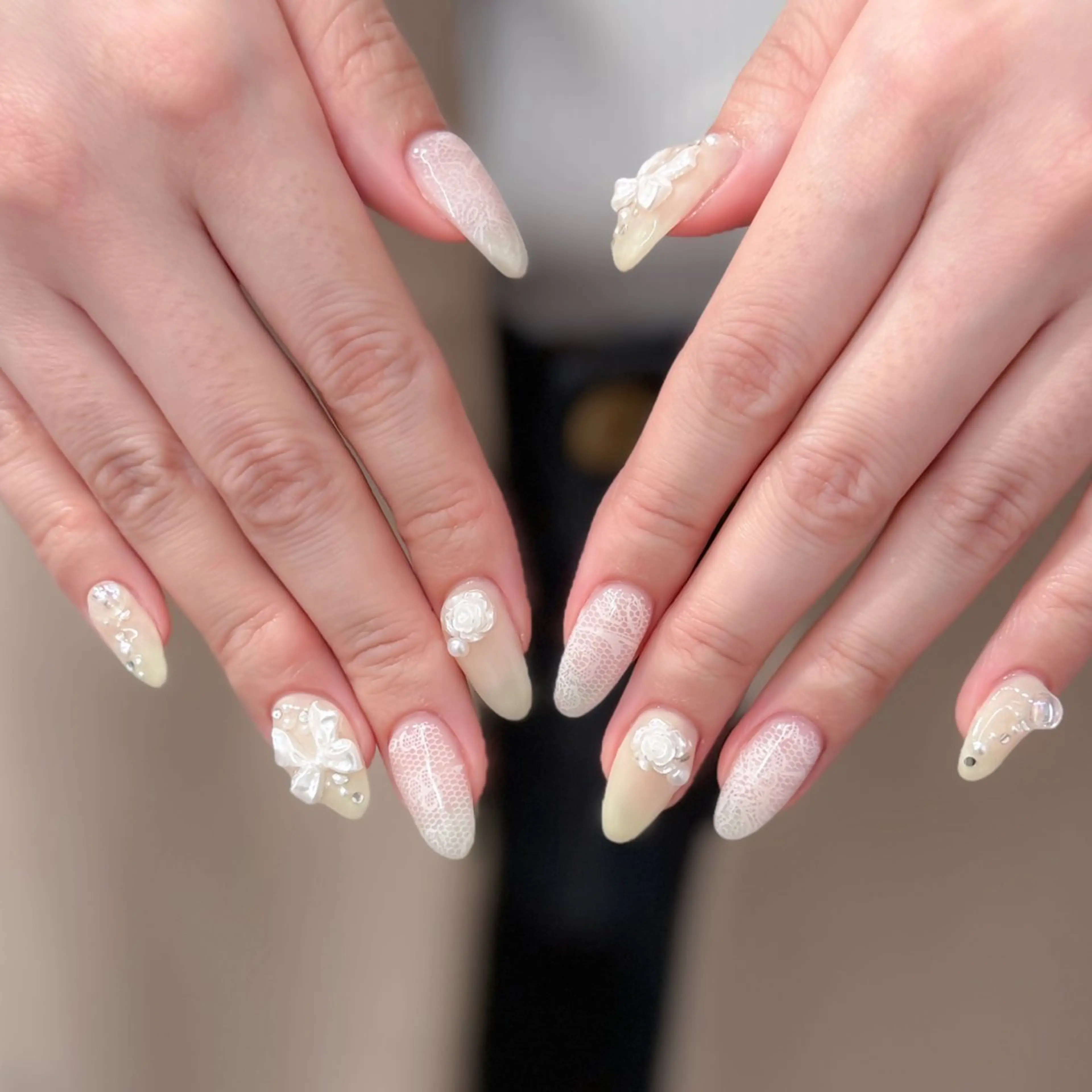 ネイル ハンドネイル Nail Share Salon Mariris所属・ユカ‎𖤐nail 堺筋本町/心斎橋のネイルデザイン