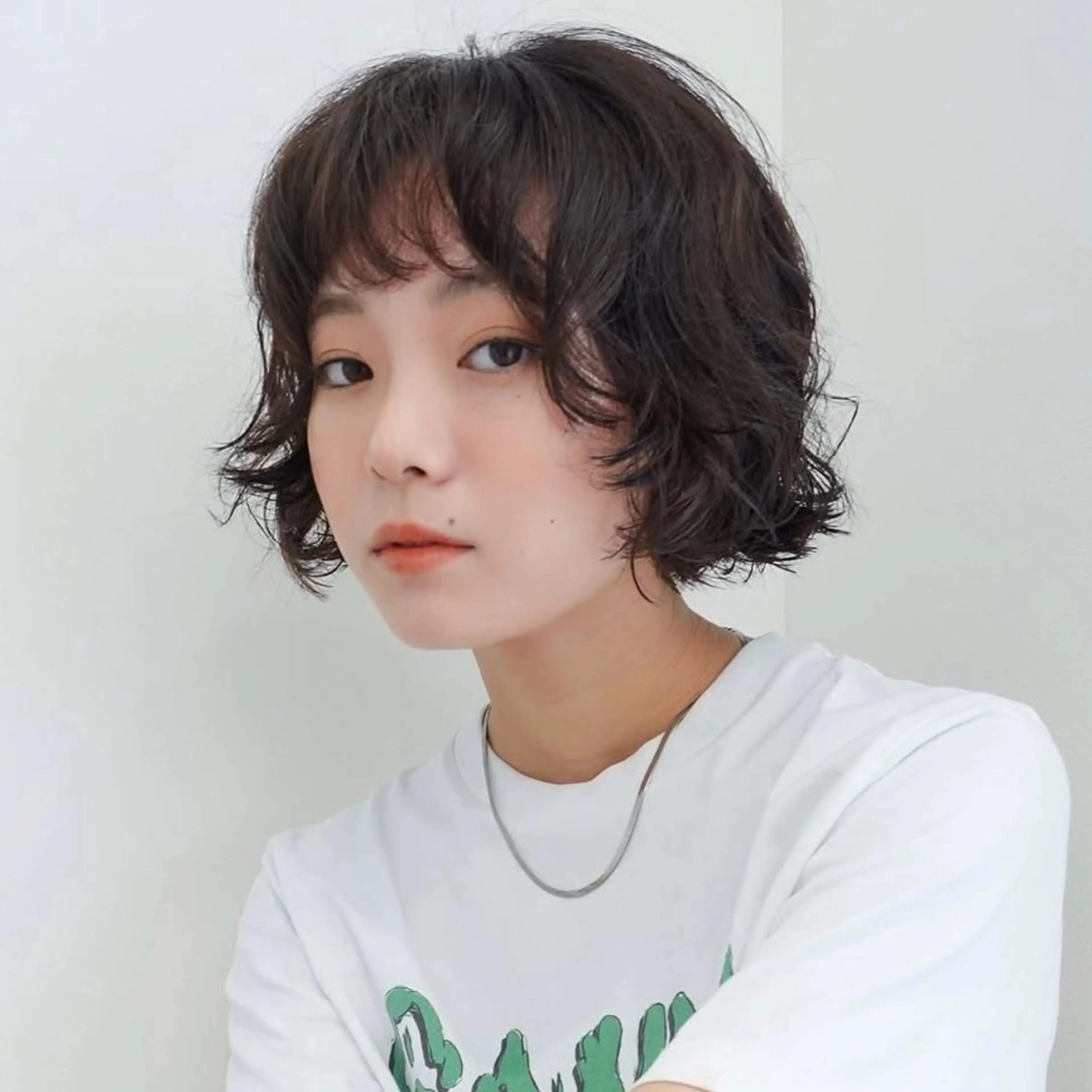 パーマ Unami 表参道所属・ばんちなつ / ボブ/透明感カラーのヘアスタイル