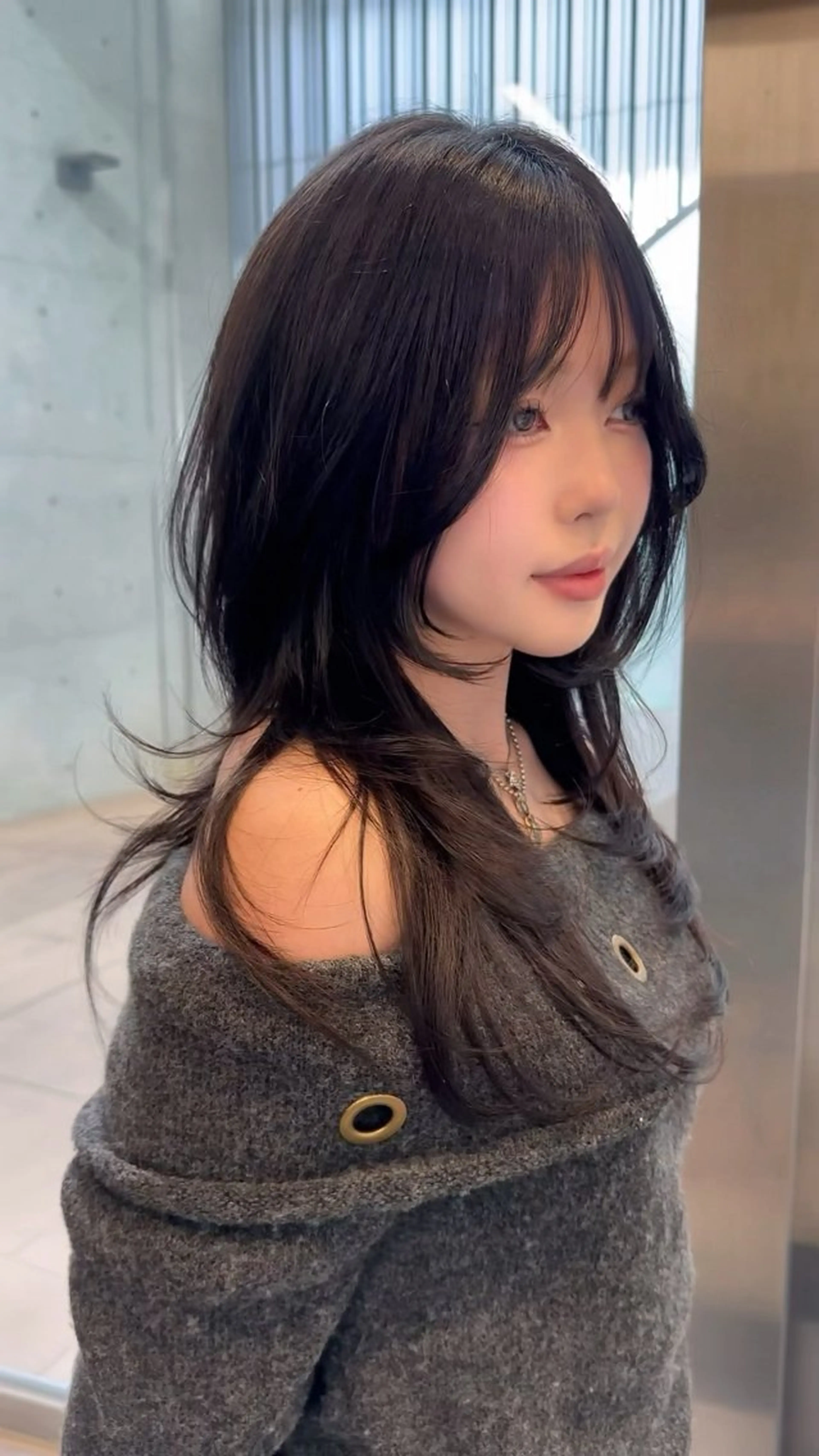 ロング カット トリートメント ViVIE   AOYAMA所属・RiA/レイヤーカッ ト/ハッシュカットのヘアスタイル