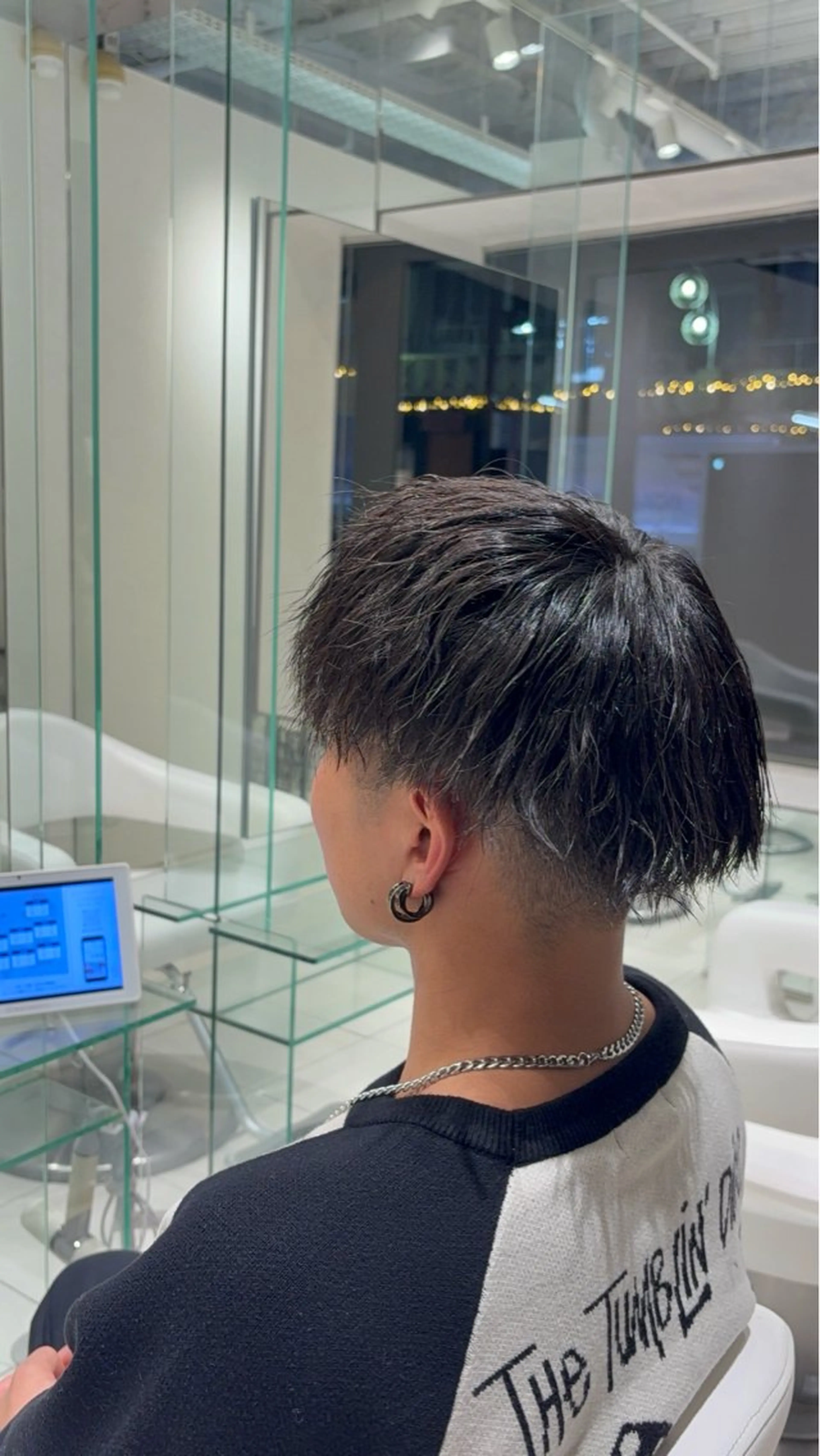 メンズ カット パーマ 大河 由依のヘアスタイル