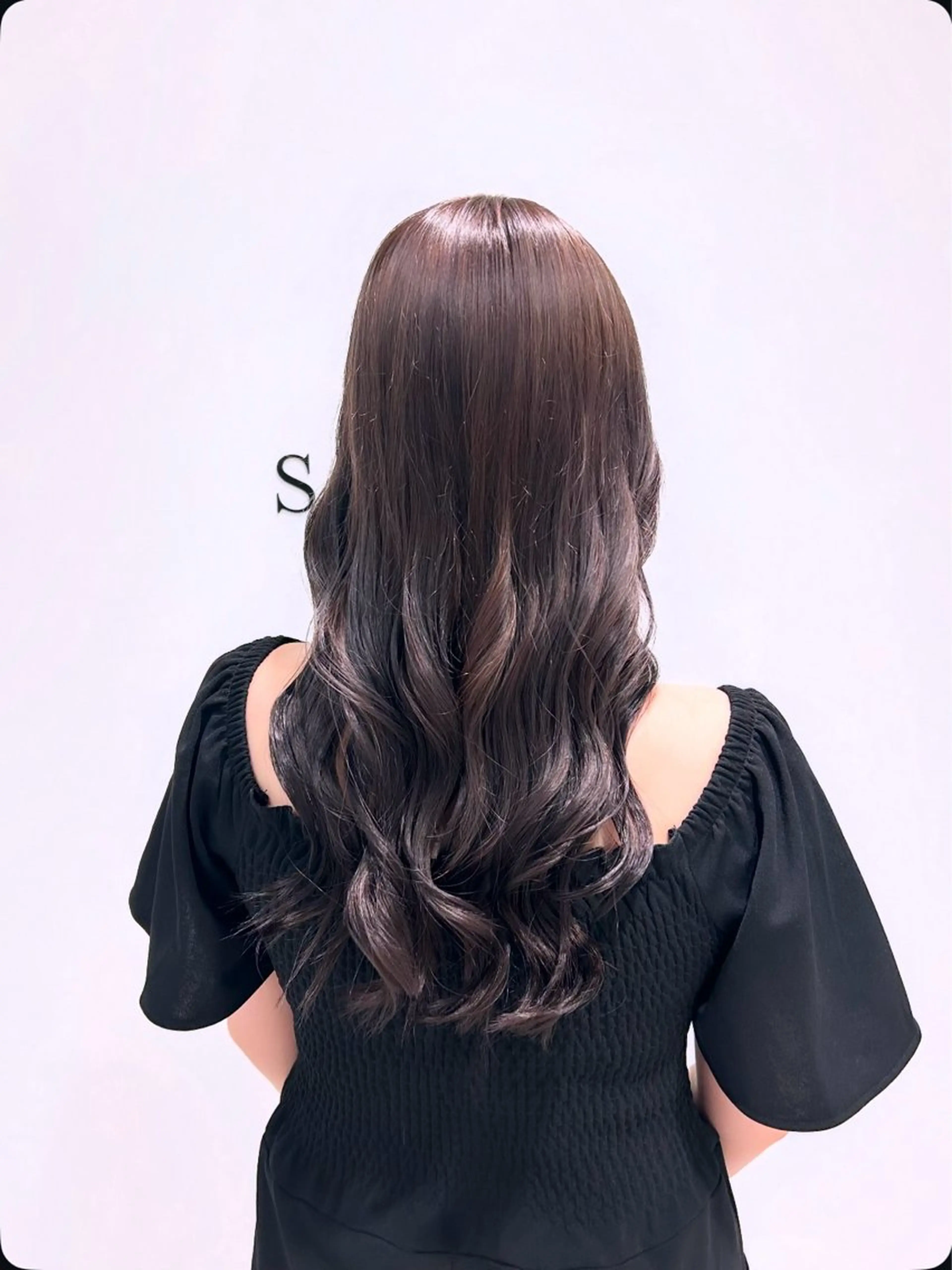 ロング カラー ヘアセット/暖色 /レイヤー 山田寛菜のヘアスタイル