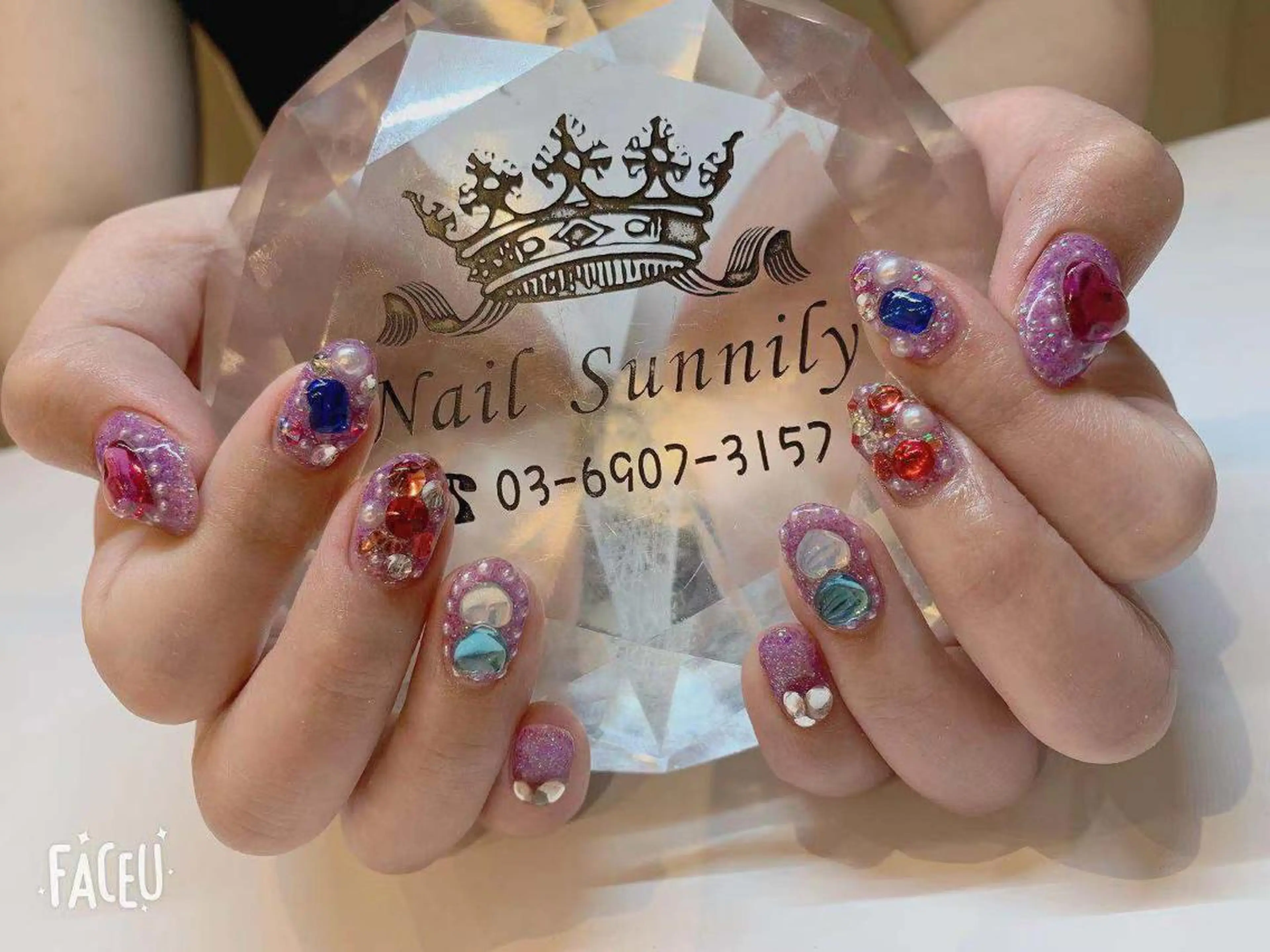 ネイル 長さだし専門店 M2　rikaのネイルデザイン