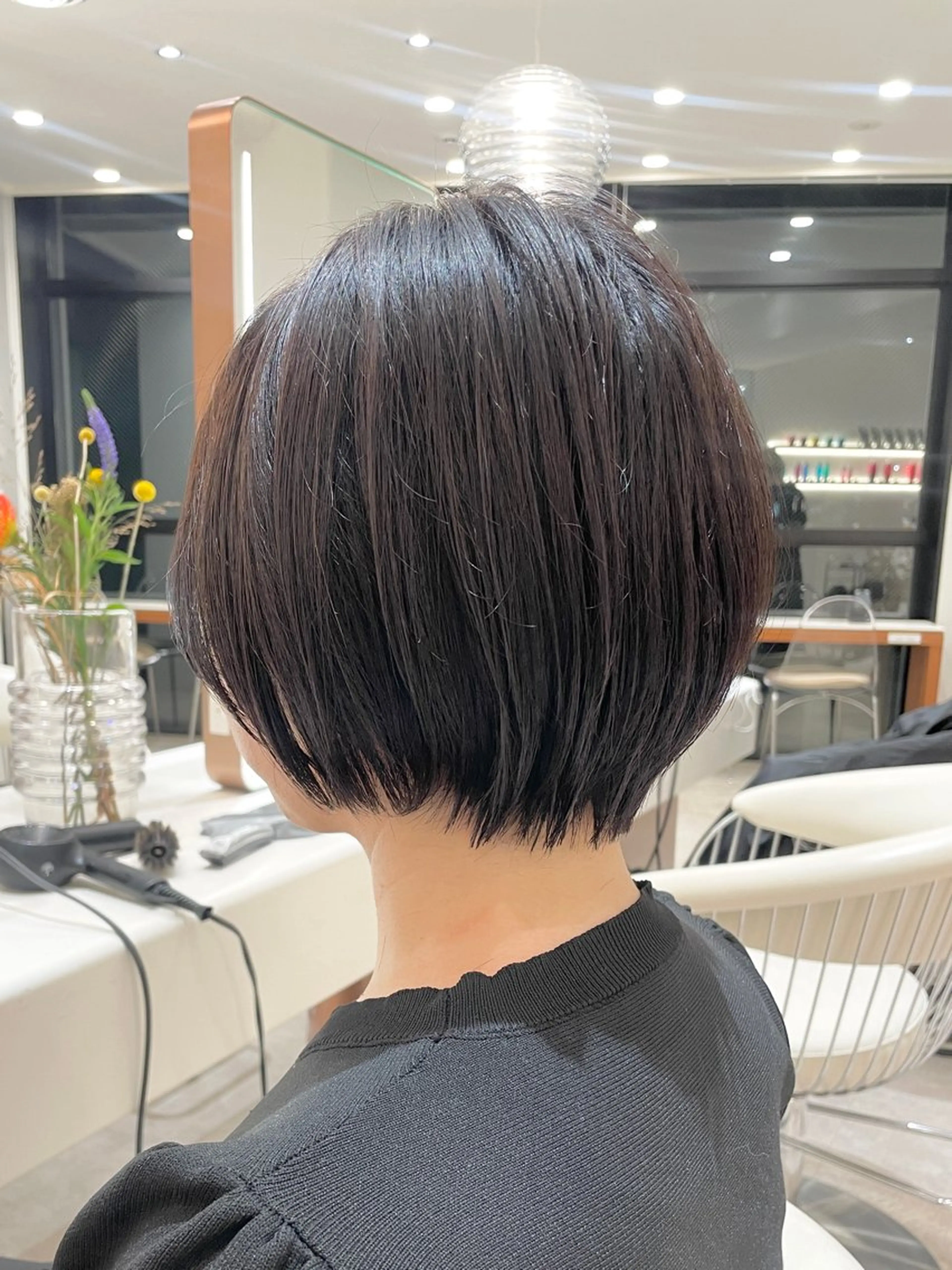 ショート カラー カット ヘアカラー トリートメント 渋谷ボブ/レイヤー ボブ田中航平のヘアスタイル