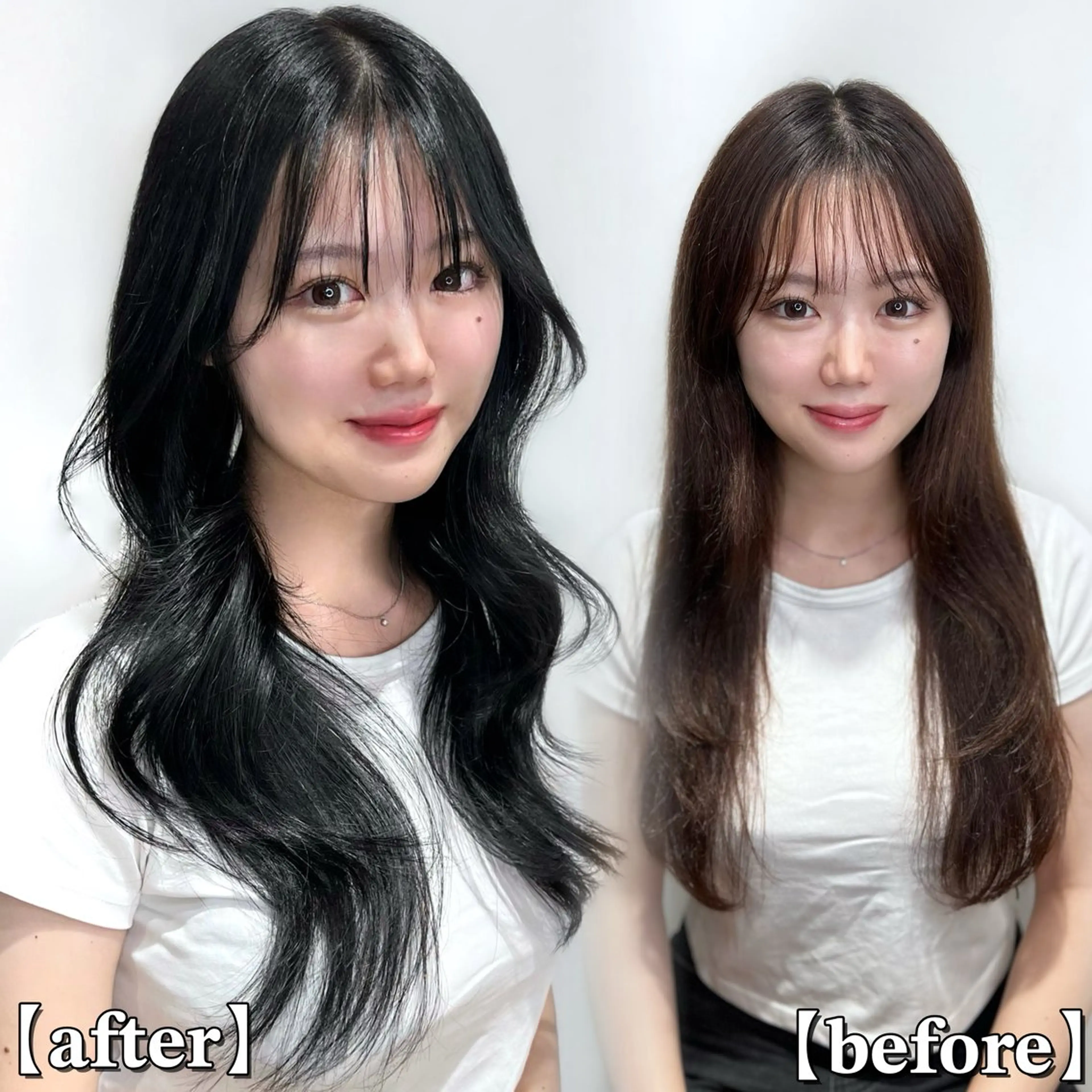 ロング ヘアアレンジ 韓国風ヘア レイヤーカット トリートメント ワンホンレイヤー 🏅韓国ヘア/新宿/ レイヤー/KSukeのヘアスタイル