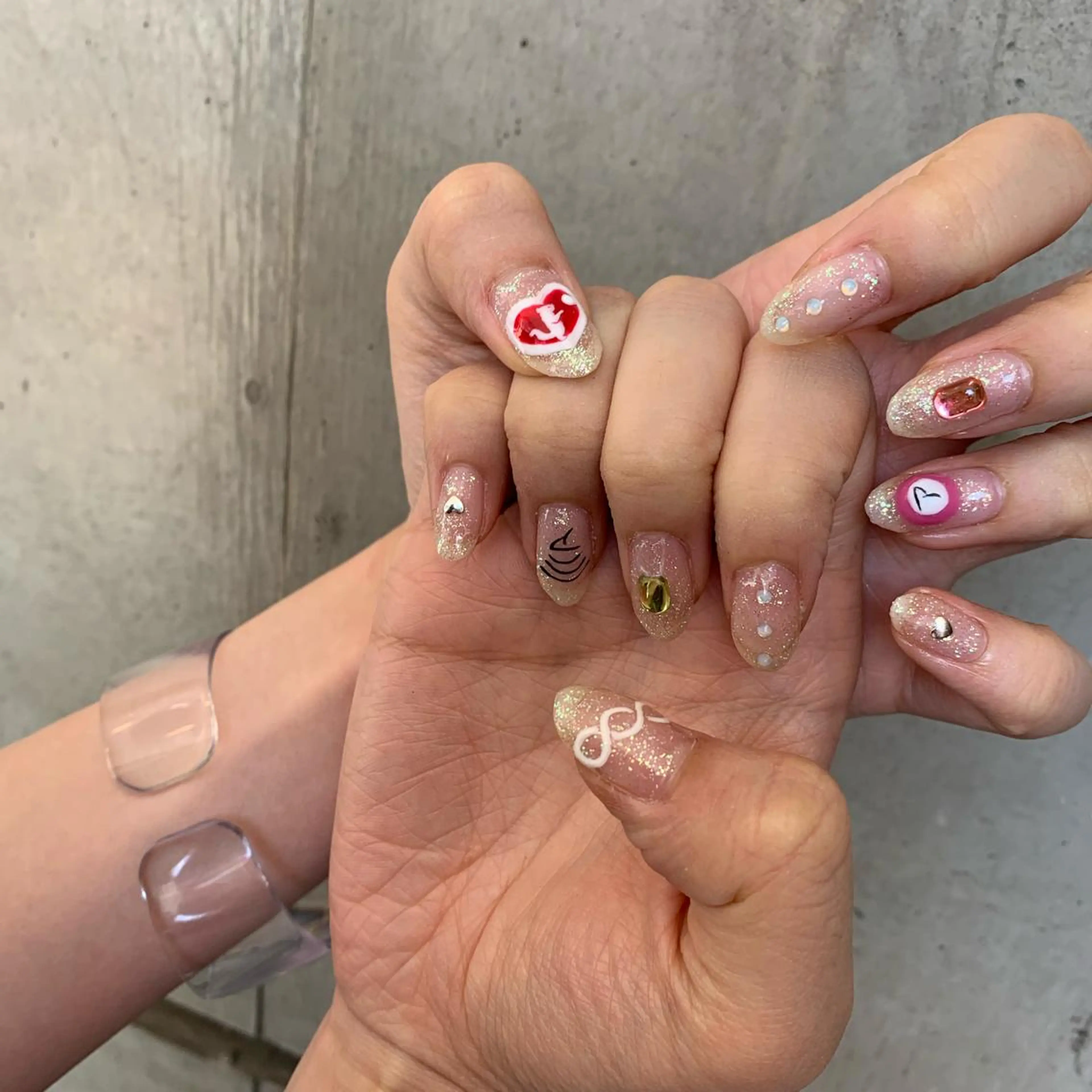 ネイル AOI✩⡱ y2kネイルのネイルデザイン