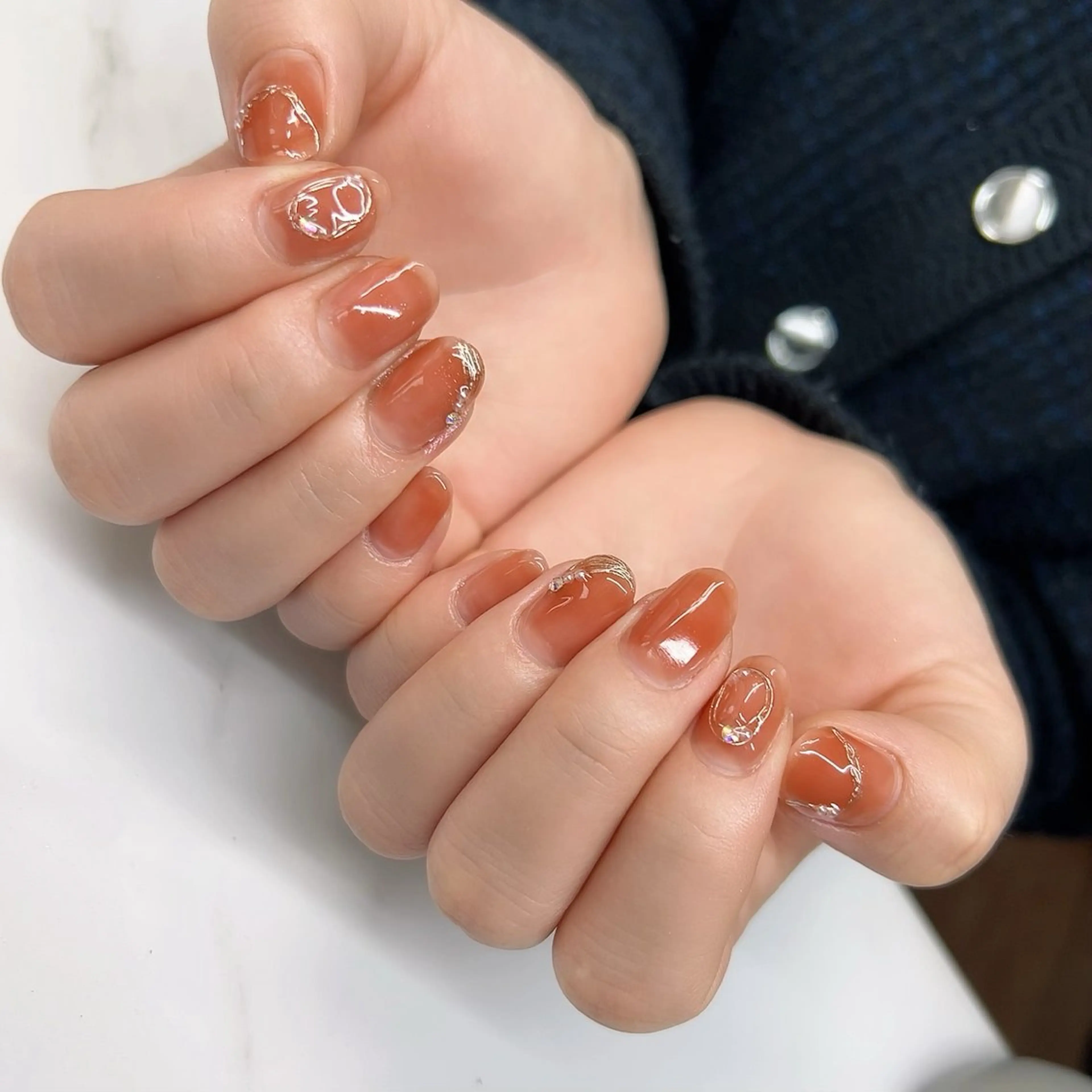 ネイル シンプルネイル 春ネイル ハンドネイル co coのネイルデザイン