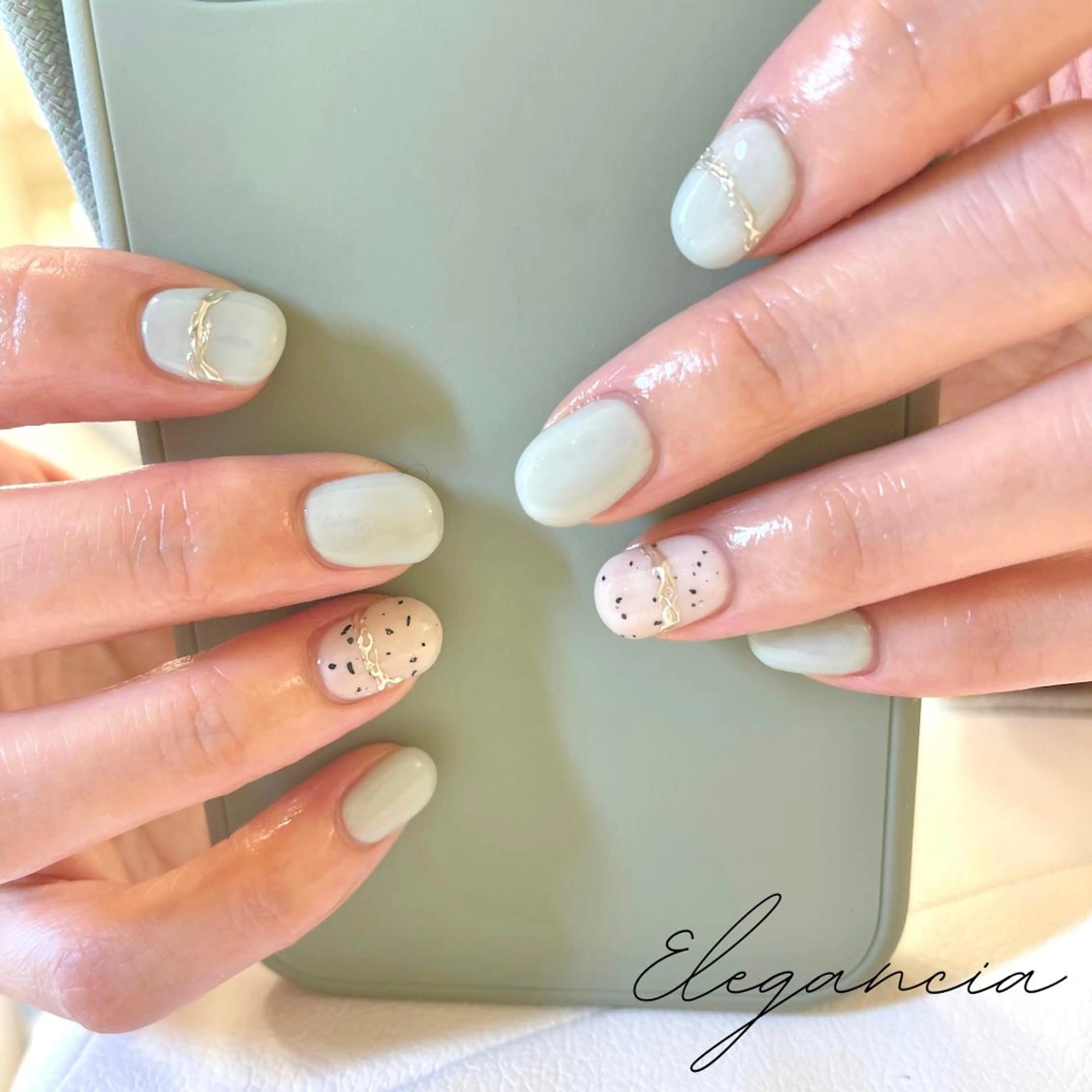 カラー ネイル ハンドネイル Elegancia. Hiromiのネイルデザイン