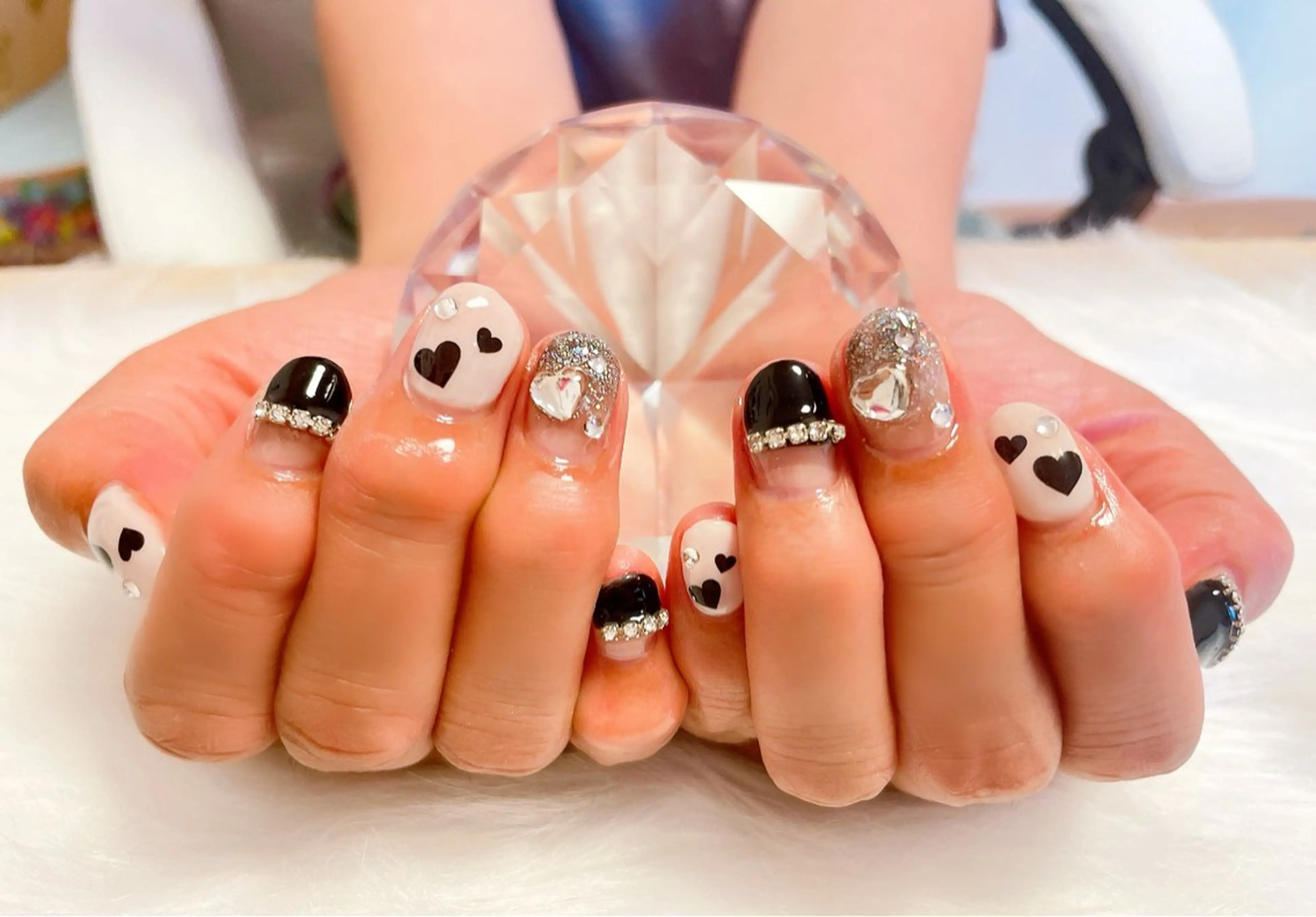 ネイル ハート ショートネイル Nail salon Betty❤︎のネイルデザイン