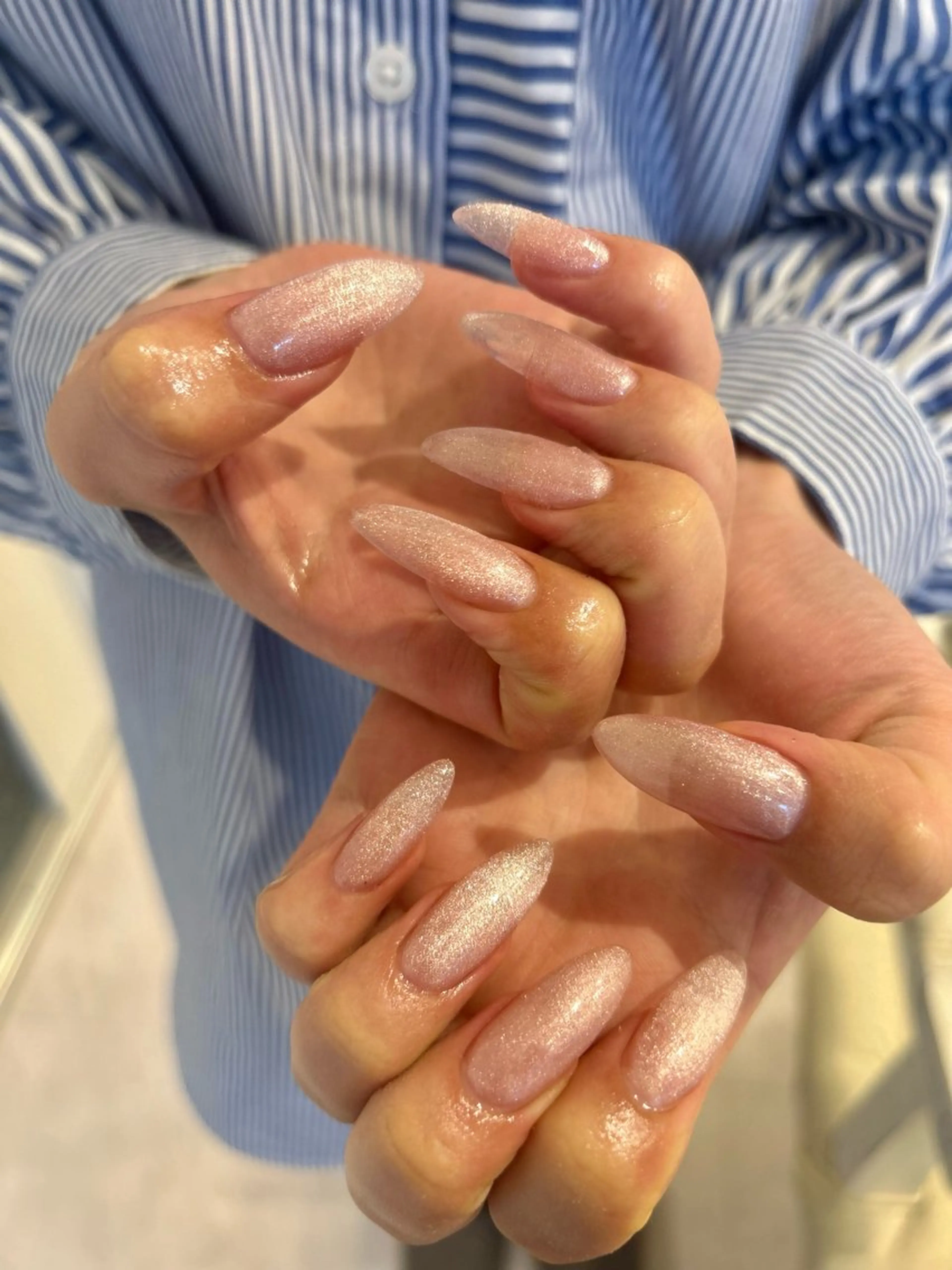 ネイル 長さ出し ハンドネイル 🎀大人nail /NOISMはな🎀のネイルデザイン